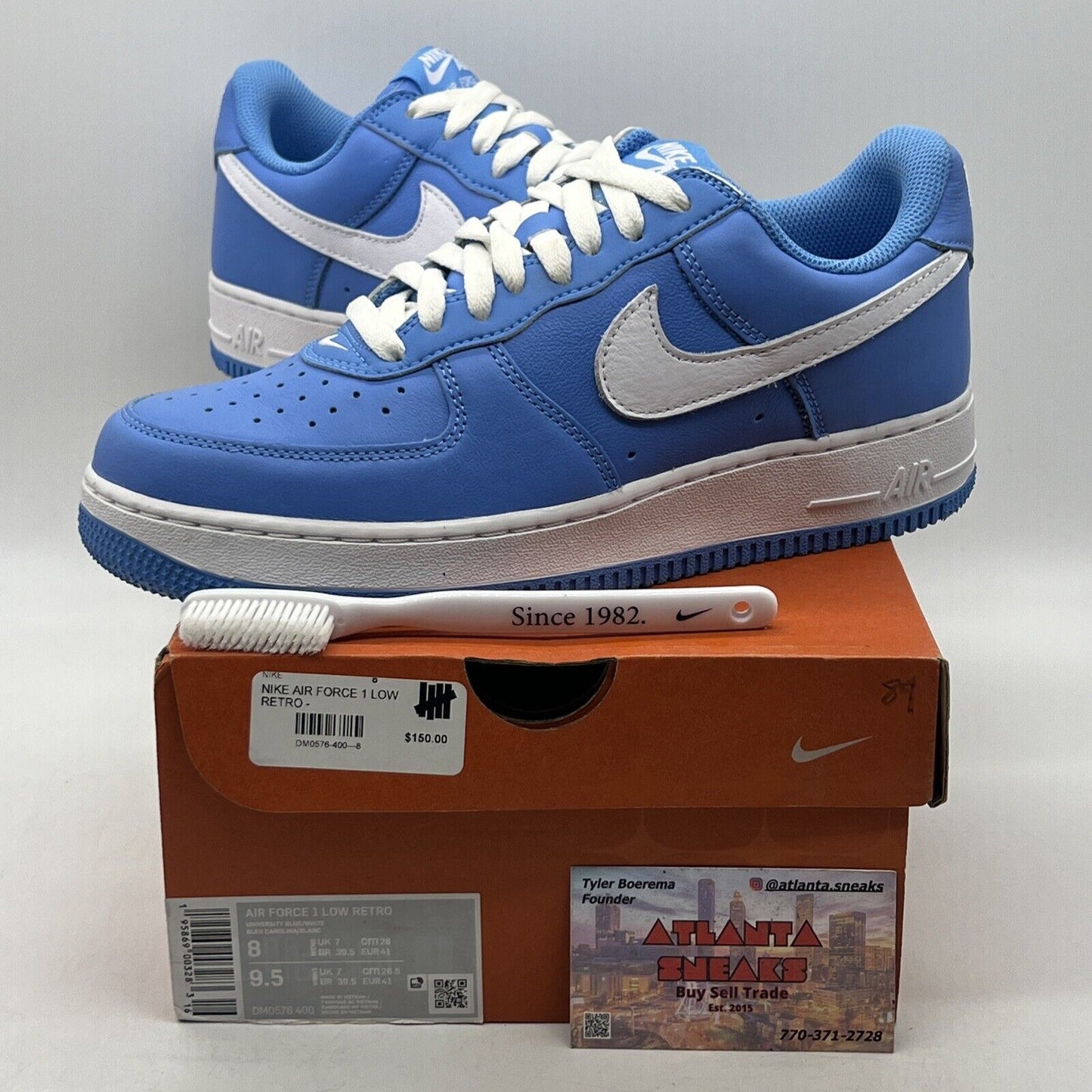 Size 8 - Nike Air Force 1 Low Color of the Month - University Blue (DM0576-400)