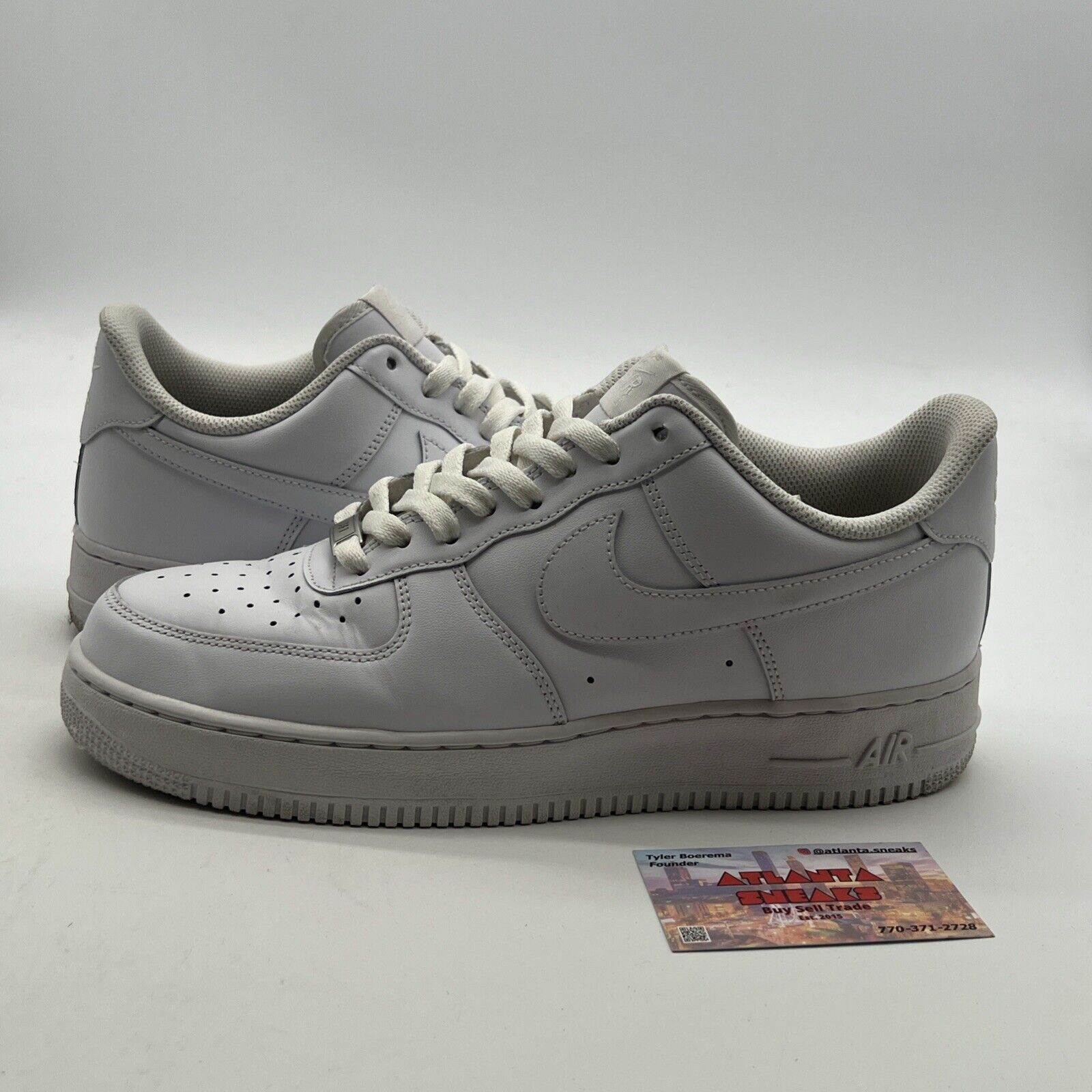 Size 10 - Nike Air Force 1 '07 Low Triple White (CW2288-111)