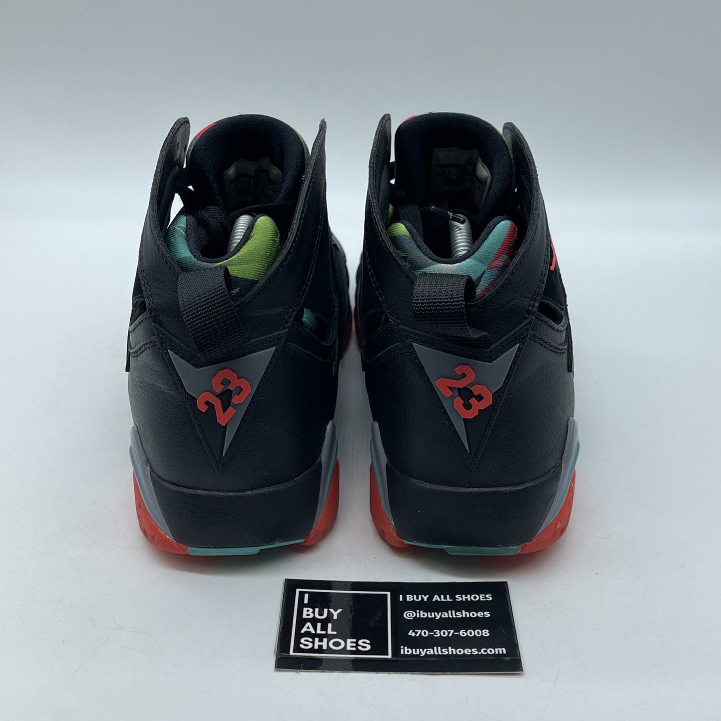 Size 9.5 - Air Jordan 7 Retro 30th Barcelona Nights Black Suede (705350-007)
