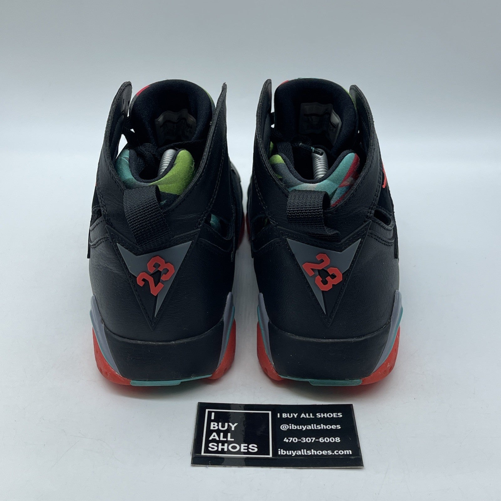 Size 9.5 - Air Jordan 7 Retro 30th Barcelona Nights Black Suede (705350-007)
