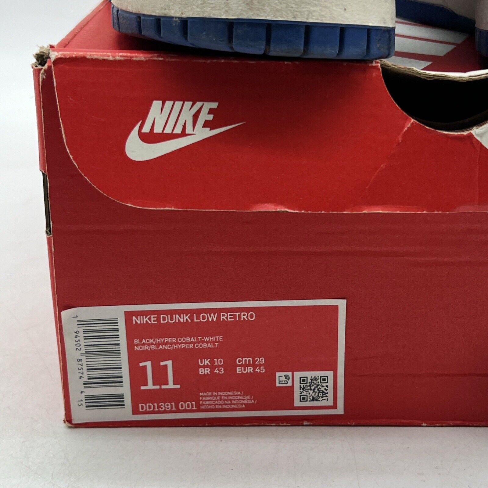 Size 11 - Nike Dunk Low Hyper Cobalt (DD1391-001)