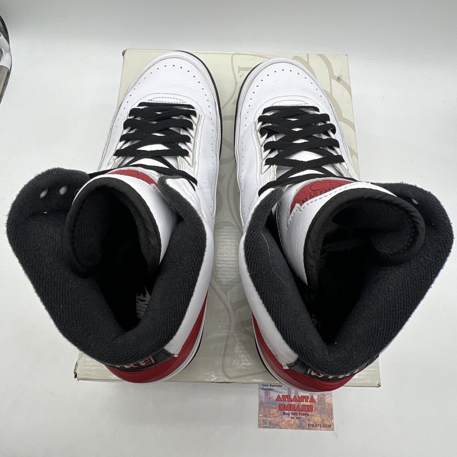 Size 13 - Jordan 2 Retro Mid Chicago Black White Red (DX2454-106)