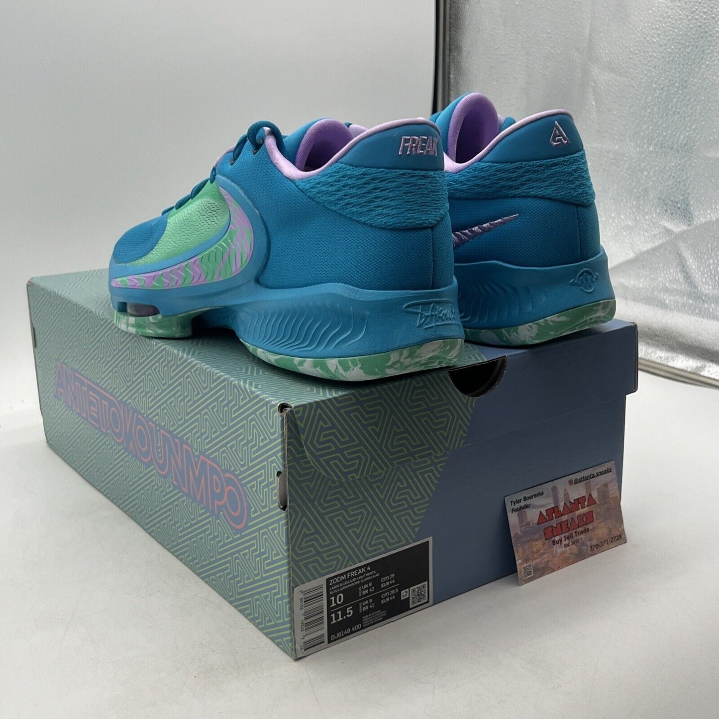 Size 10 - Nike Zoom Freak 4 Birthstone (DJ6149-400).