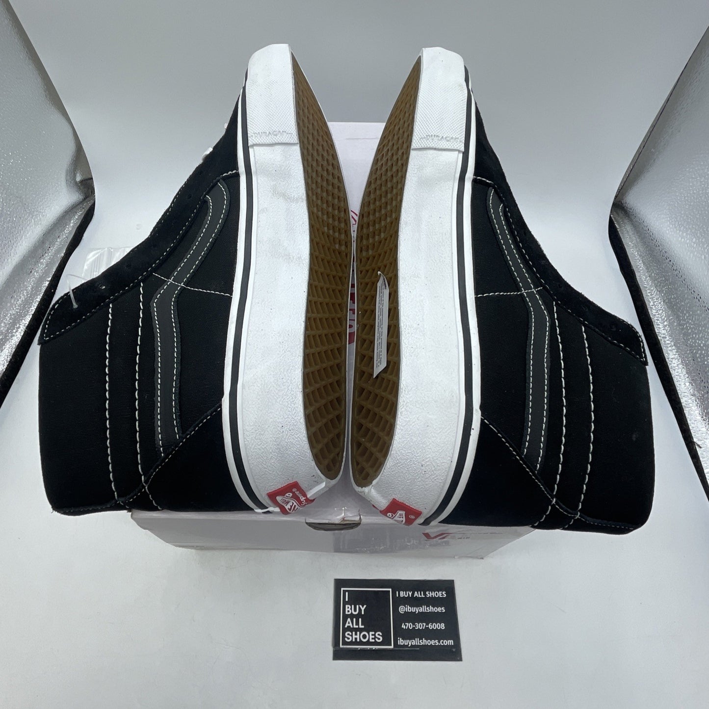 Size 12 - Vans Supreme x Sk8 High FK The World Black (BN0A45JDSY1)