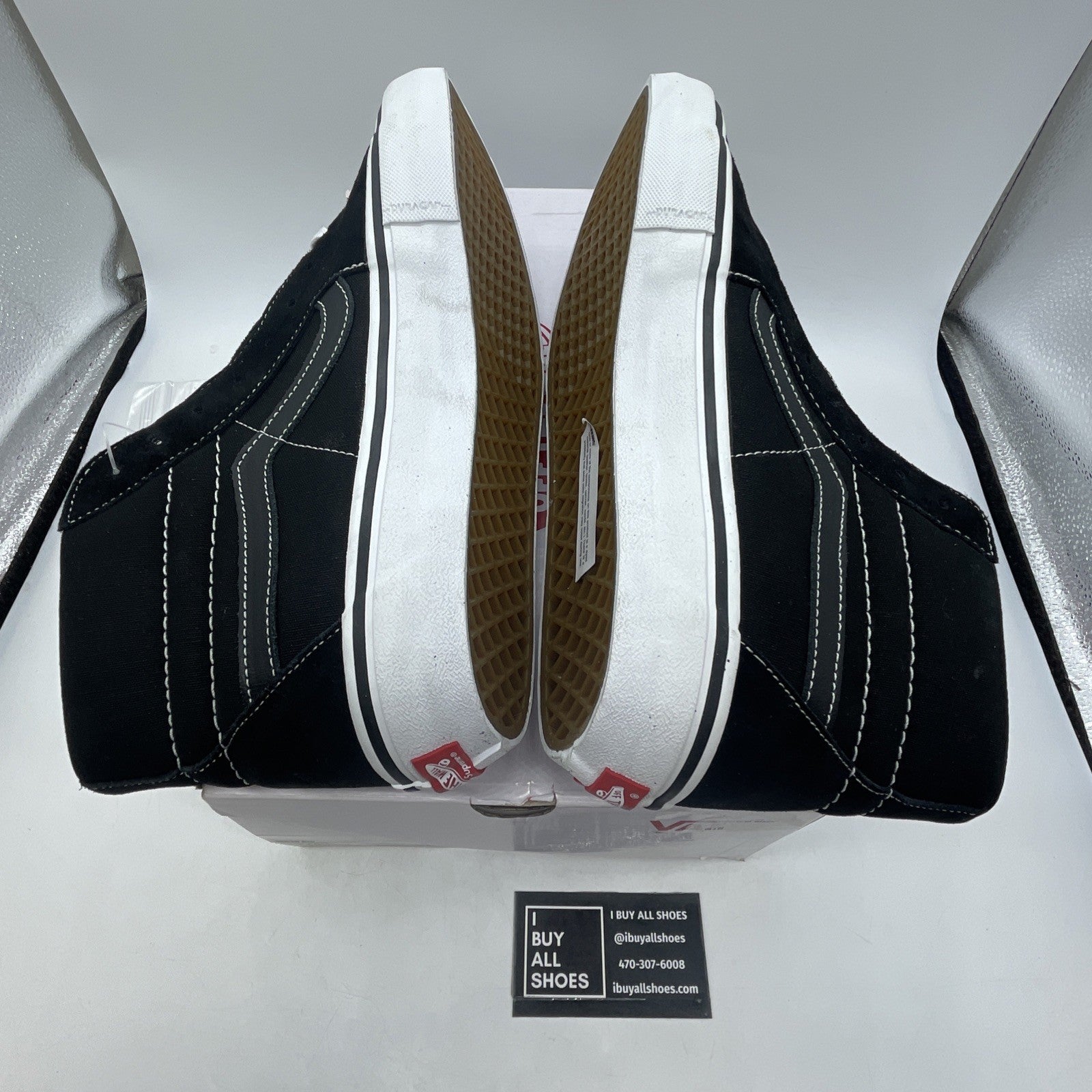 Size 12 - Vans Supreme x Sk8 High FK The World Black (BN0A45JDSY1)