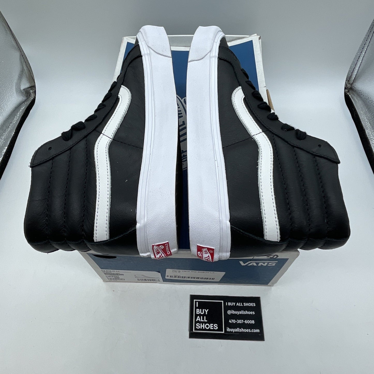 Size 10 - Vans Sk8-Hi Reissue VI VN0A4BVH9H9 Dream Leather Black