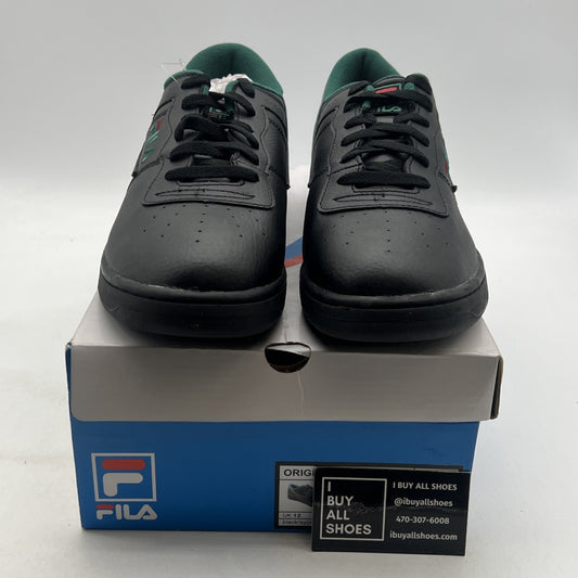 Size 13 - Fila Original Fitness Low Men's Black/Green/Red (1VF80111-026)