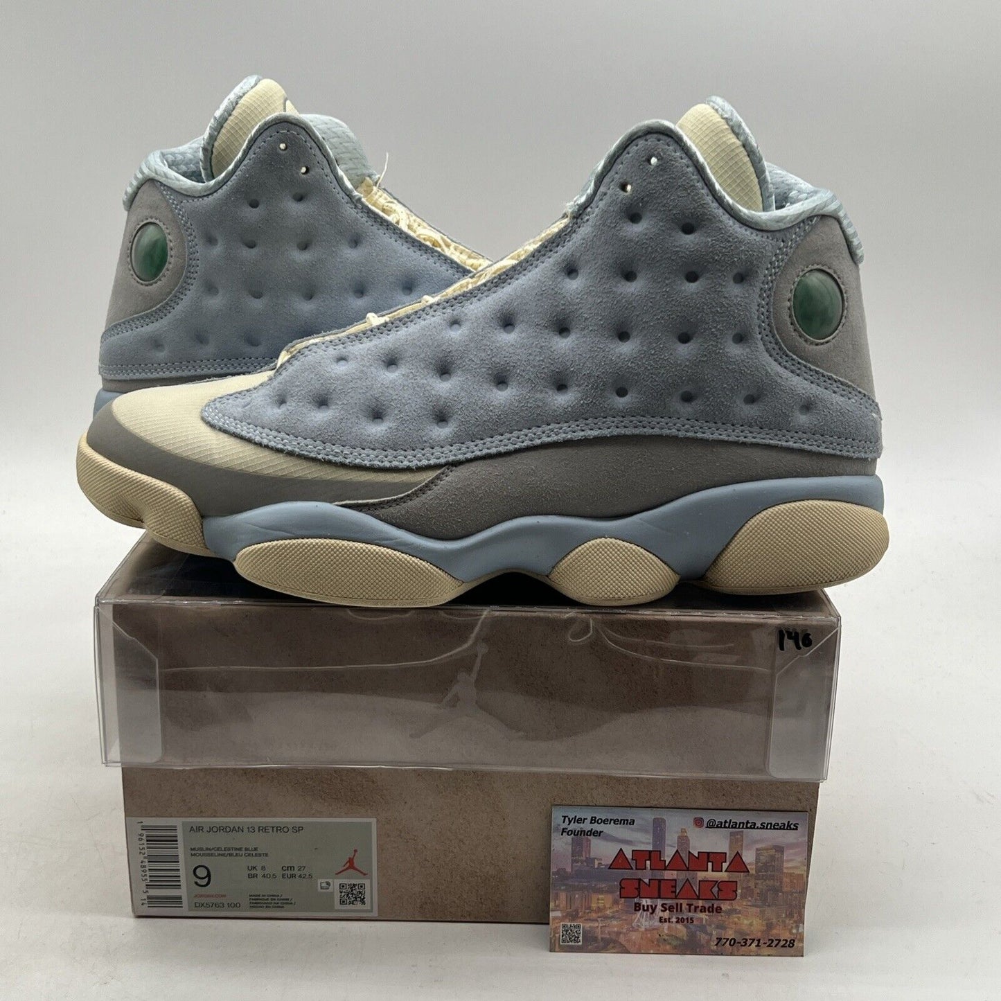 Size 9 - Jordan 13 Retro x SoleFly I'd Rather Be Fishing 2022 (DX5763-100)