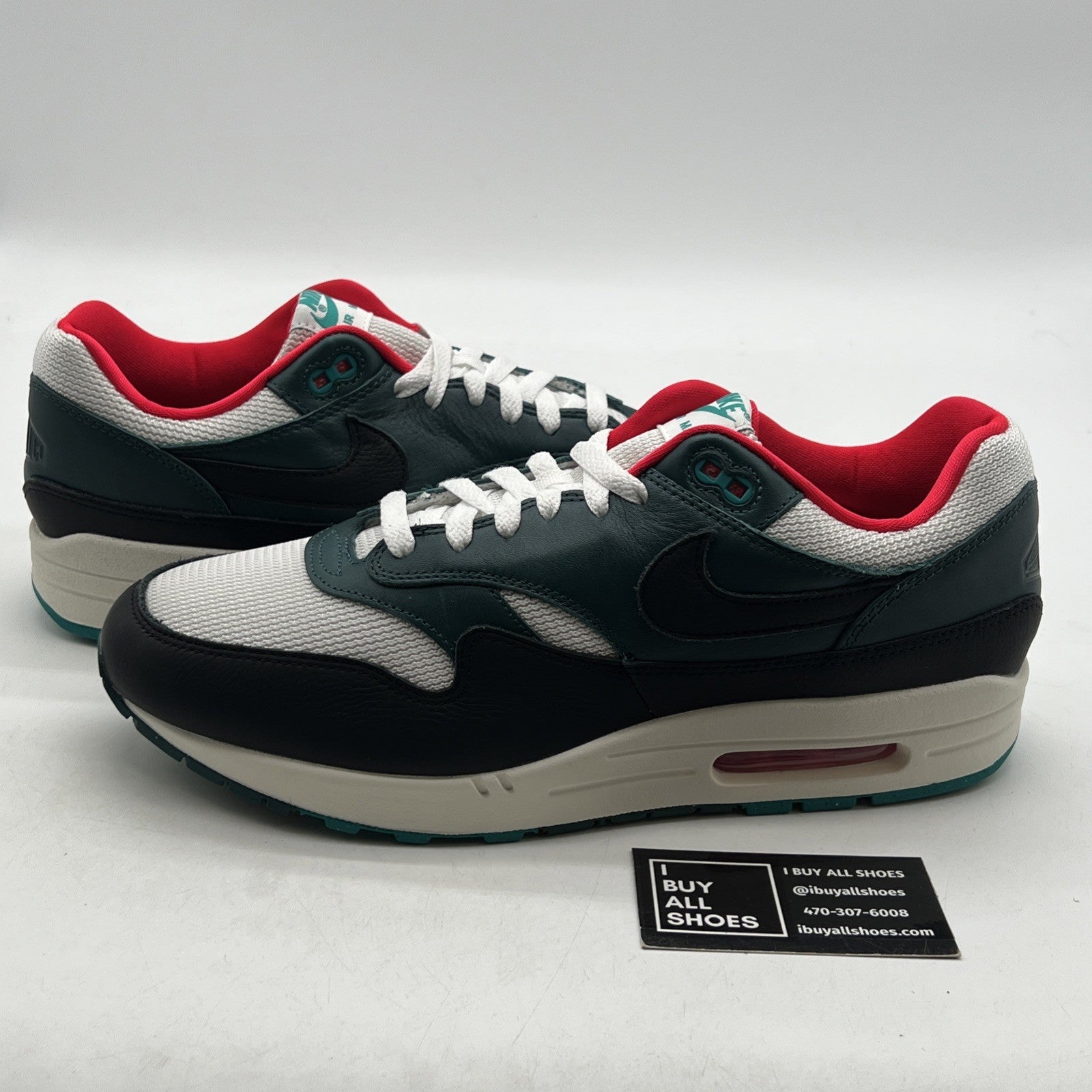 Size 12 - Nike LeBron James x Liverpool F.C. x Air Max 1 Third Kit (FB8914-100)