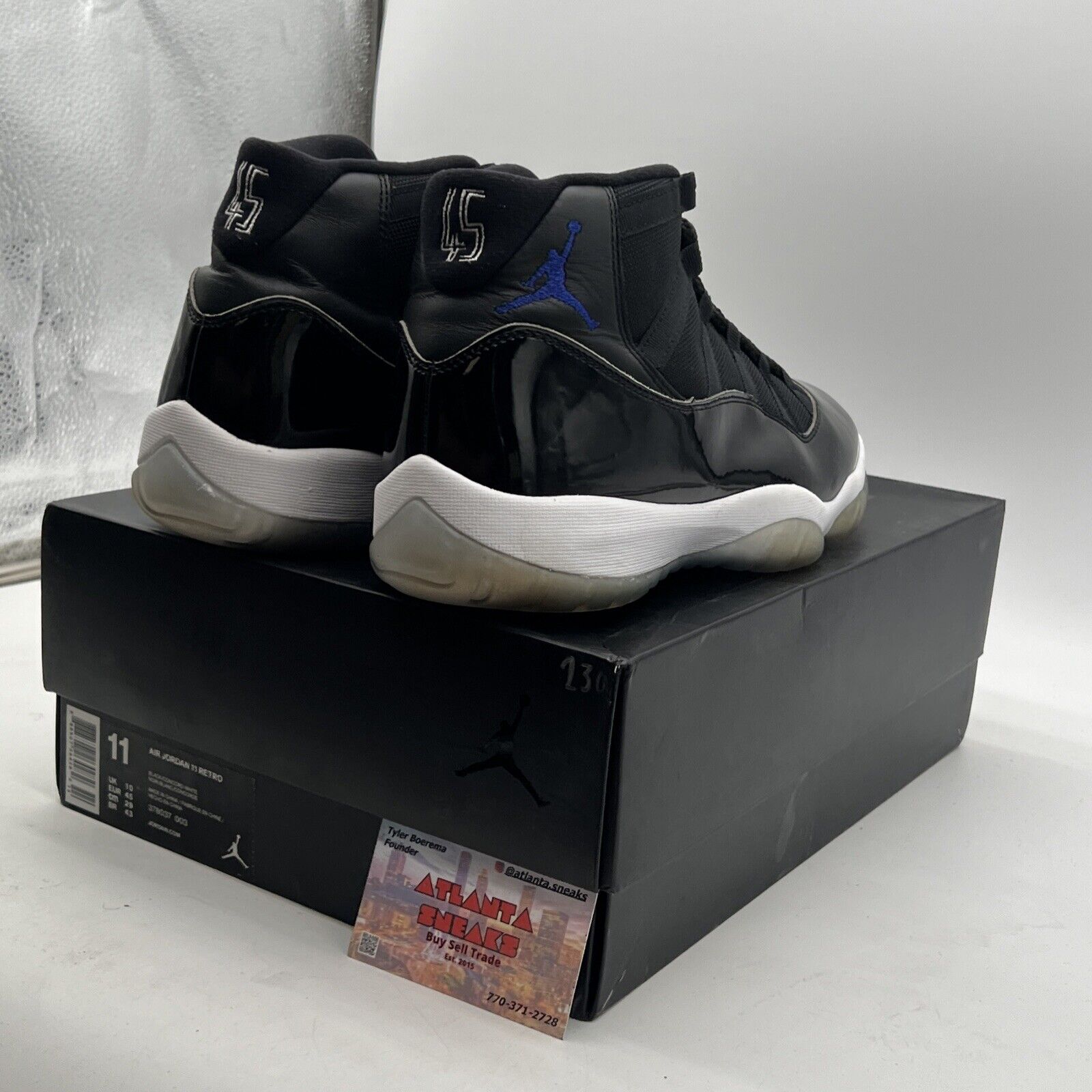 Size 11 - Air Jordan 11 Retro High Space Jam (378037-003)