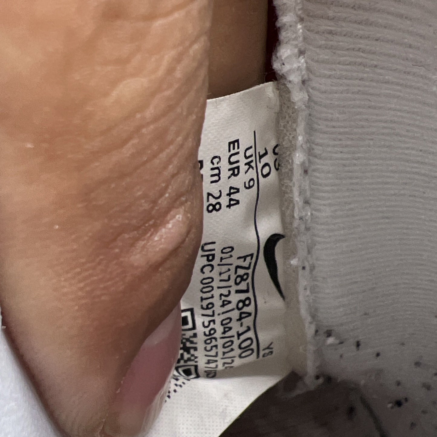 Size 10 - Nike Supreme x Air Force 1 Mid Box Logo - Triple White (FZ8784-100)