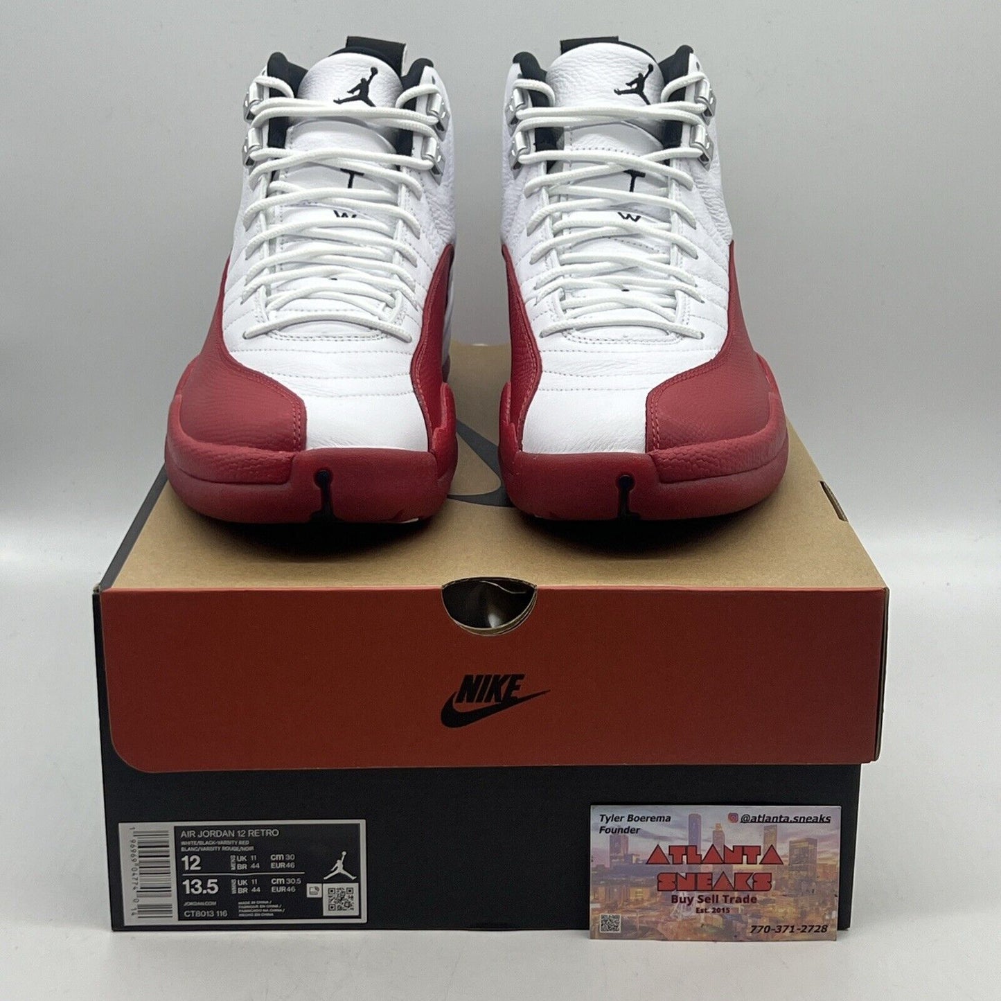 Size 12 - Jordan 12 Retro 2023 Mid Cherry Brand New Og All