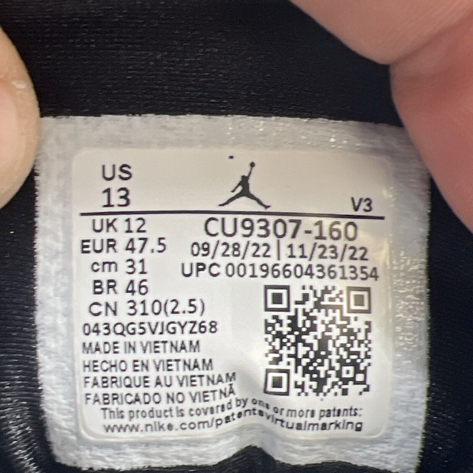 Size 13 - Air Jordan 7 Retro White Infrared (CU9307-160)