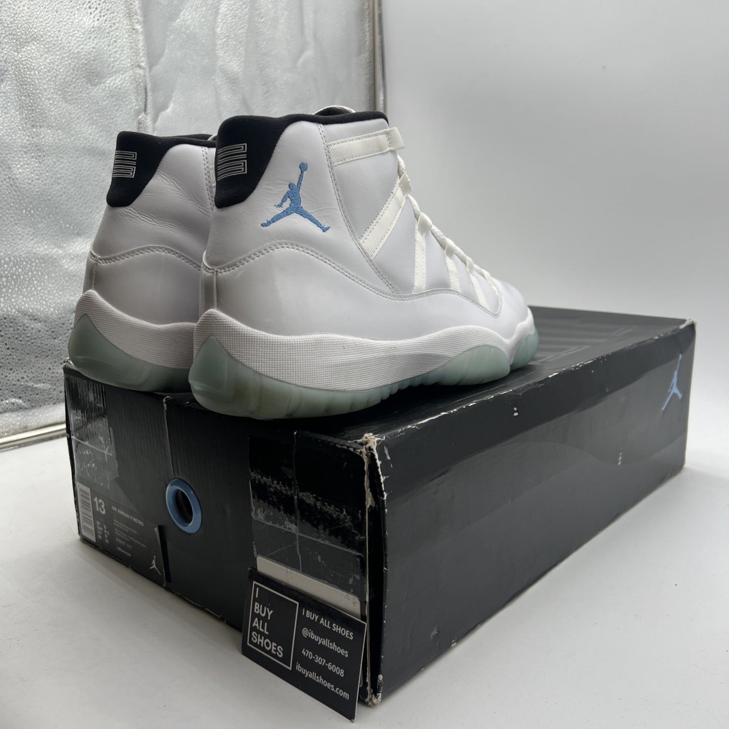 Size 13 - Air Jordan 11 Retro High Legend Blue (378037-117)