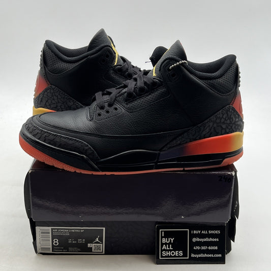 Size 8 - J. Balvin x Air Jordan 3 Retro Rio (FN0344-001)