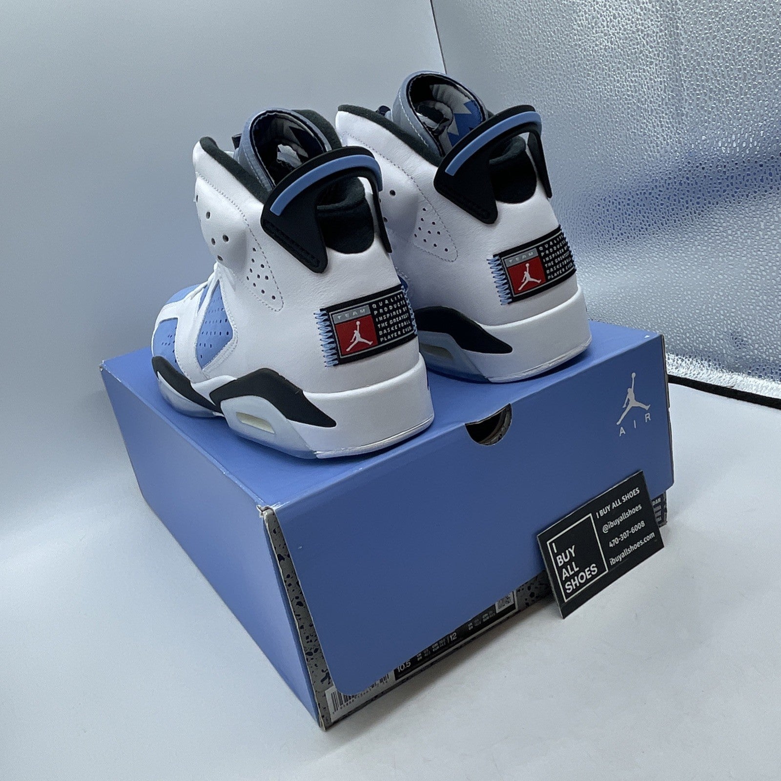 Size 10.5 - Air Jordan 6 Retro Mid UNC Home (CT8529-410)