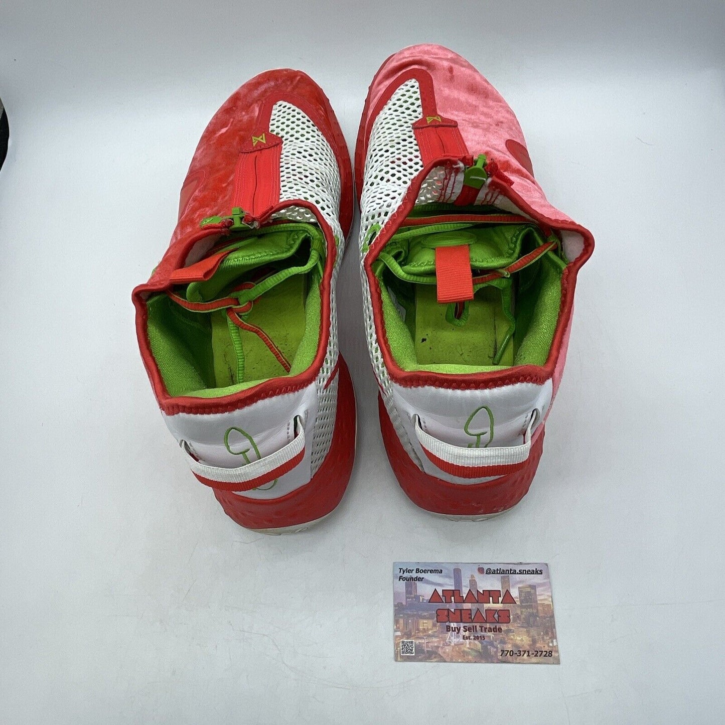 Size 13 - Nike PG 4 Christmas Red Green White Suede (CD5079-602)