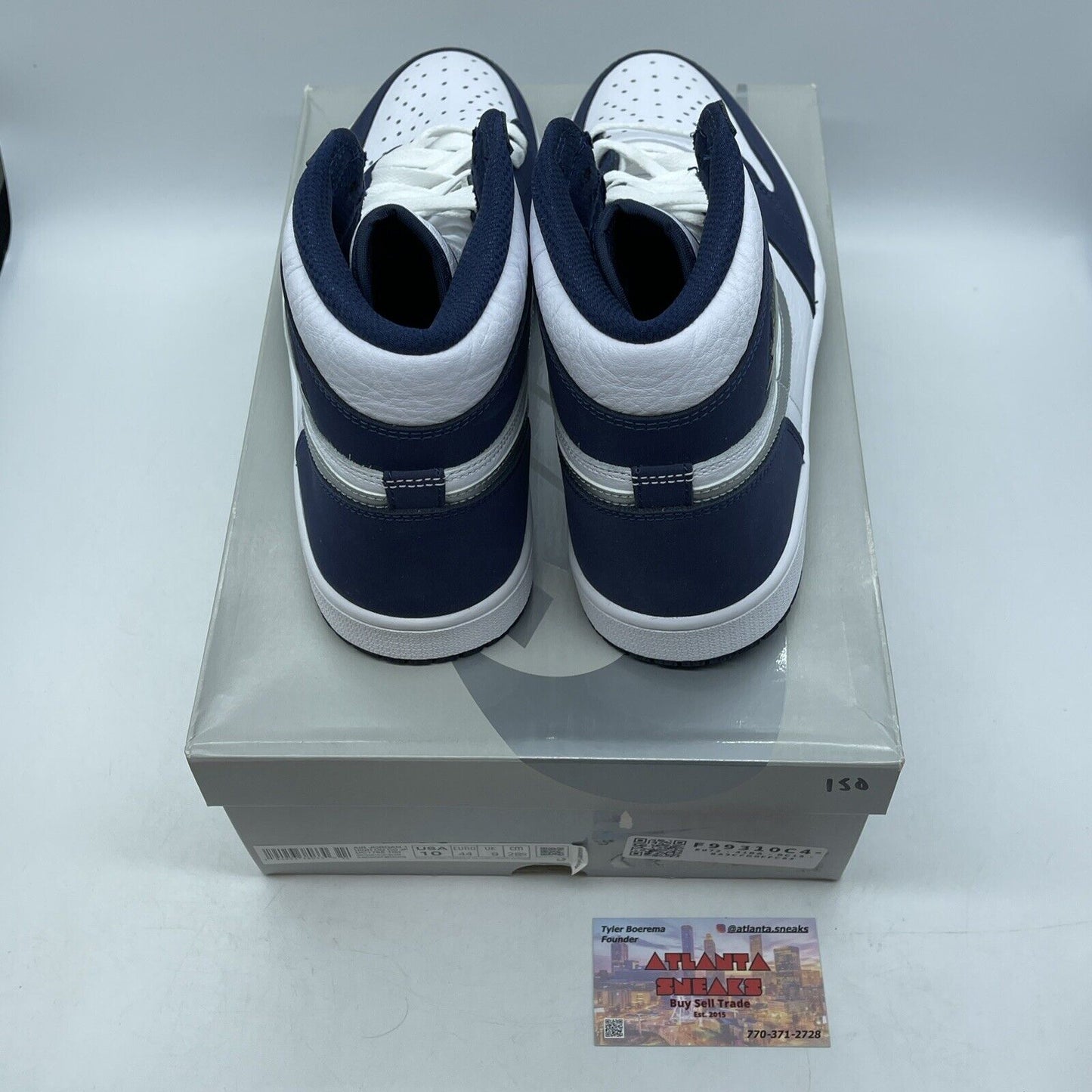 Size 10 - Jordan 1 Retro High CO.JP Midnight Navy White Suede (DC1788-100)