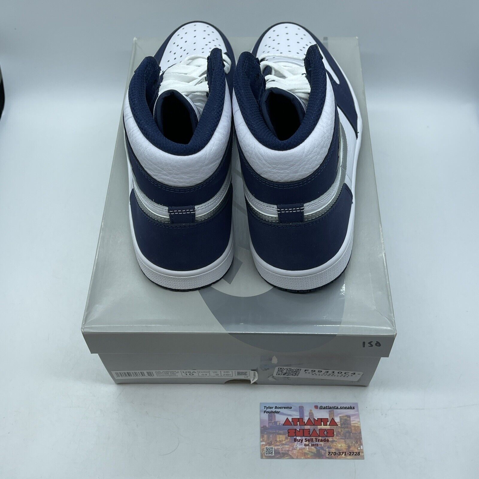 Size 10 - Jordan 1 Retro High CO.JP Midnight Navy White Suede (DC1788-100)