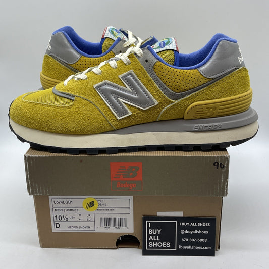 Size 10.5 - New Balance Bodega x 574 Legacy Arrival Yellow Suede (U574LGB1)