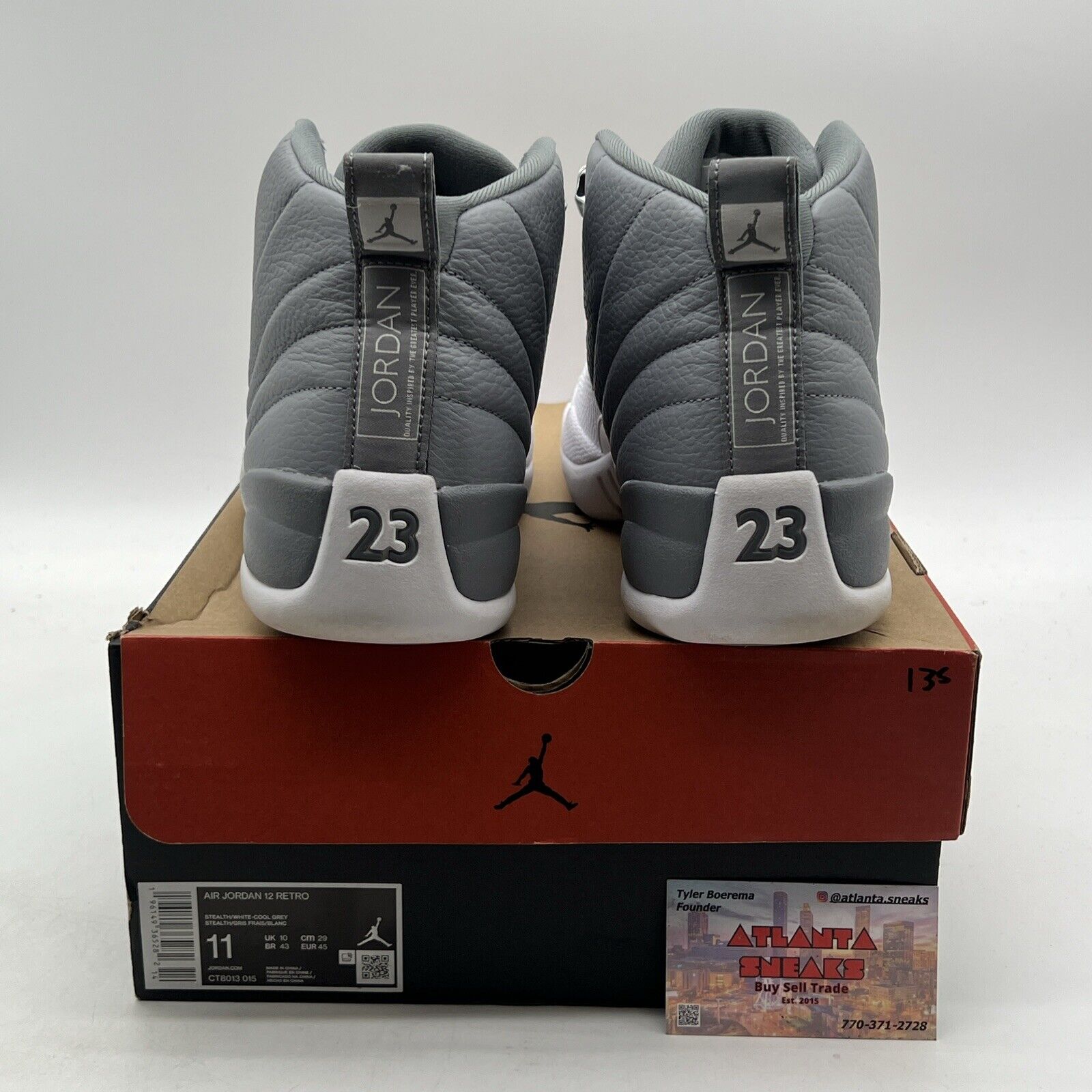 Size 11 - Jordan 12 Stealth 2022 (CT8013-015)