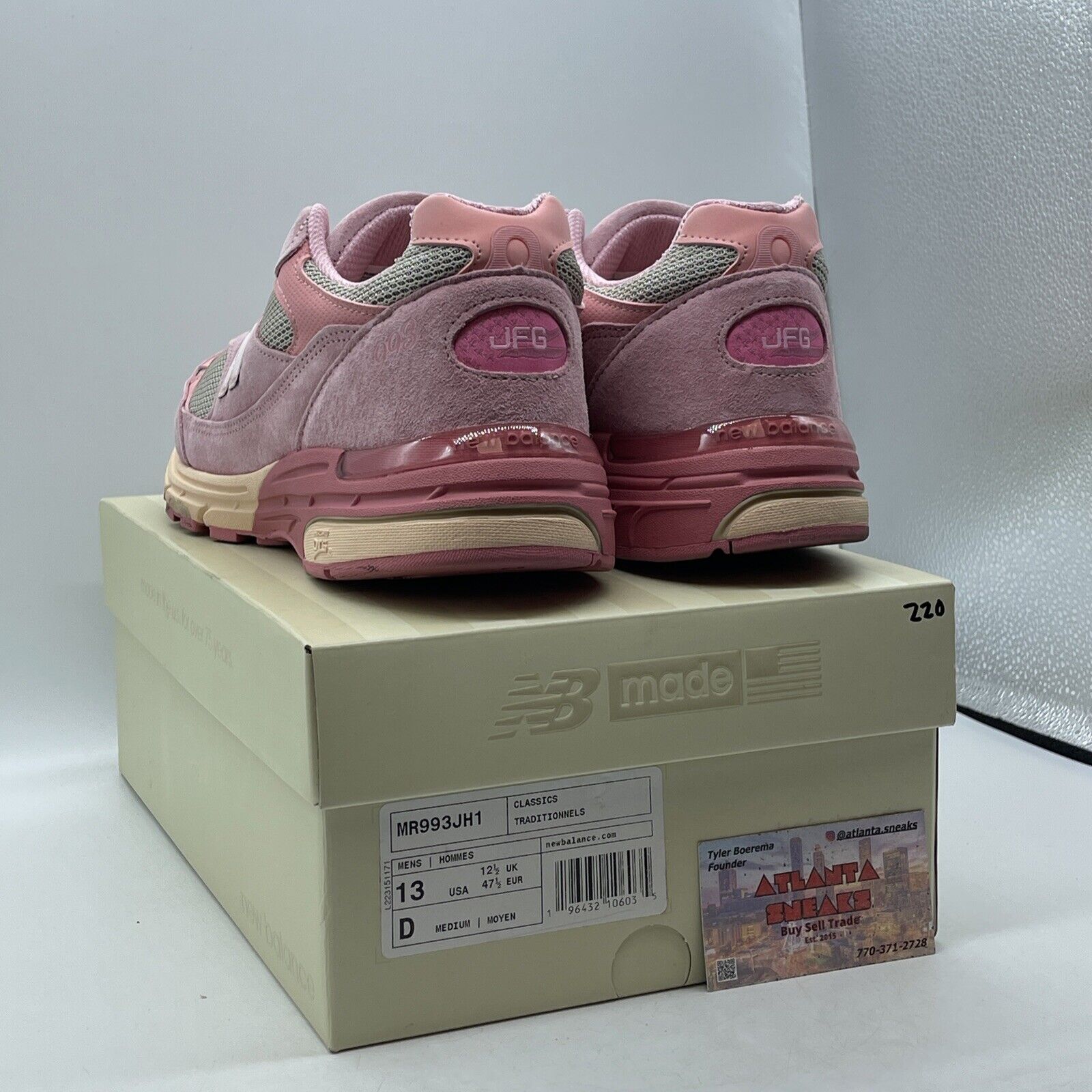 Size 13 - New Balance Joe Freshgoods x 993 Made in USA Performance Art Powder P.