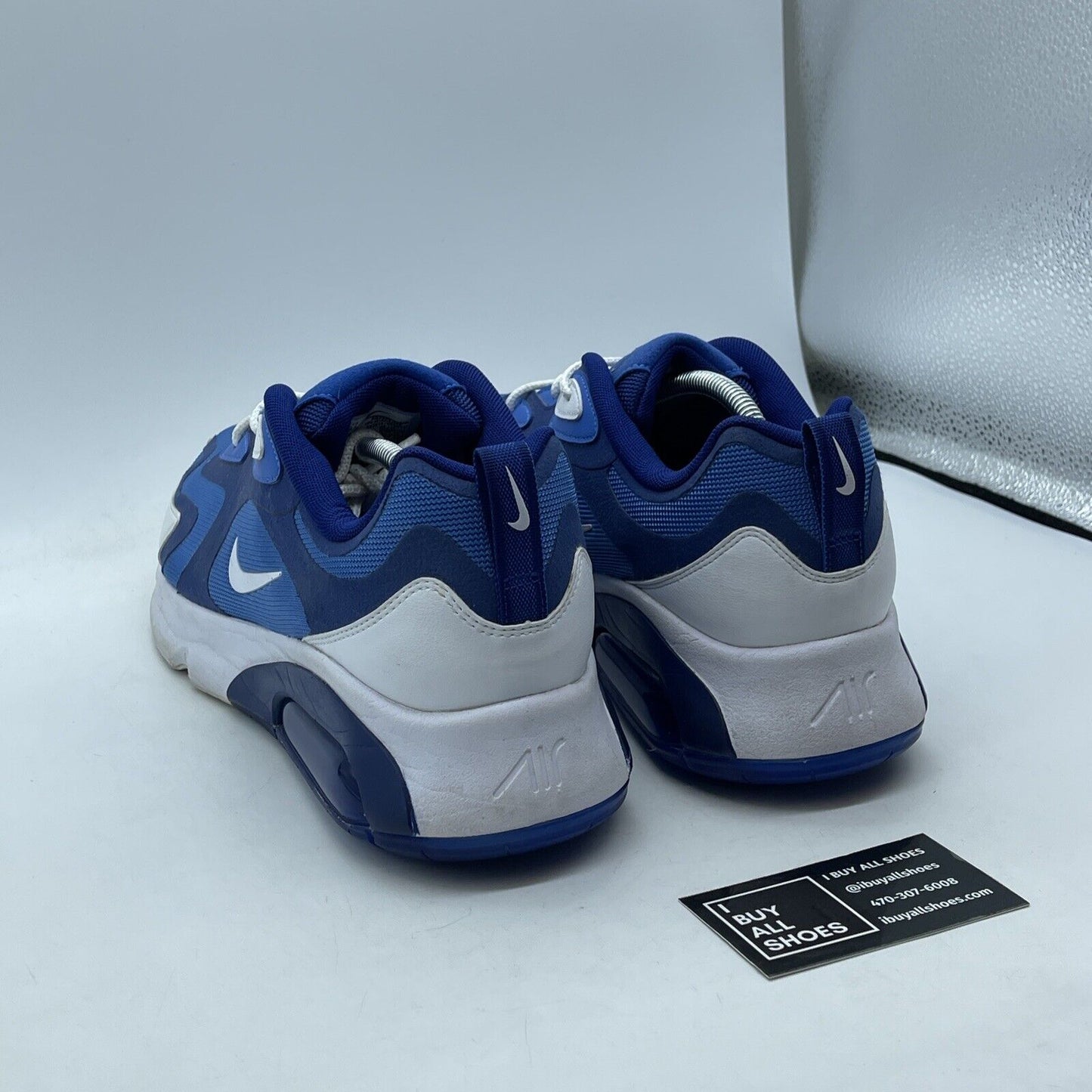 Size 13 - Nike Air Max 200 Pacific Blue White Suede Leather (AQ2568-400)