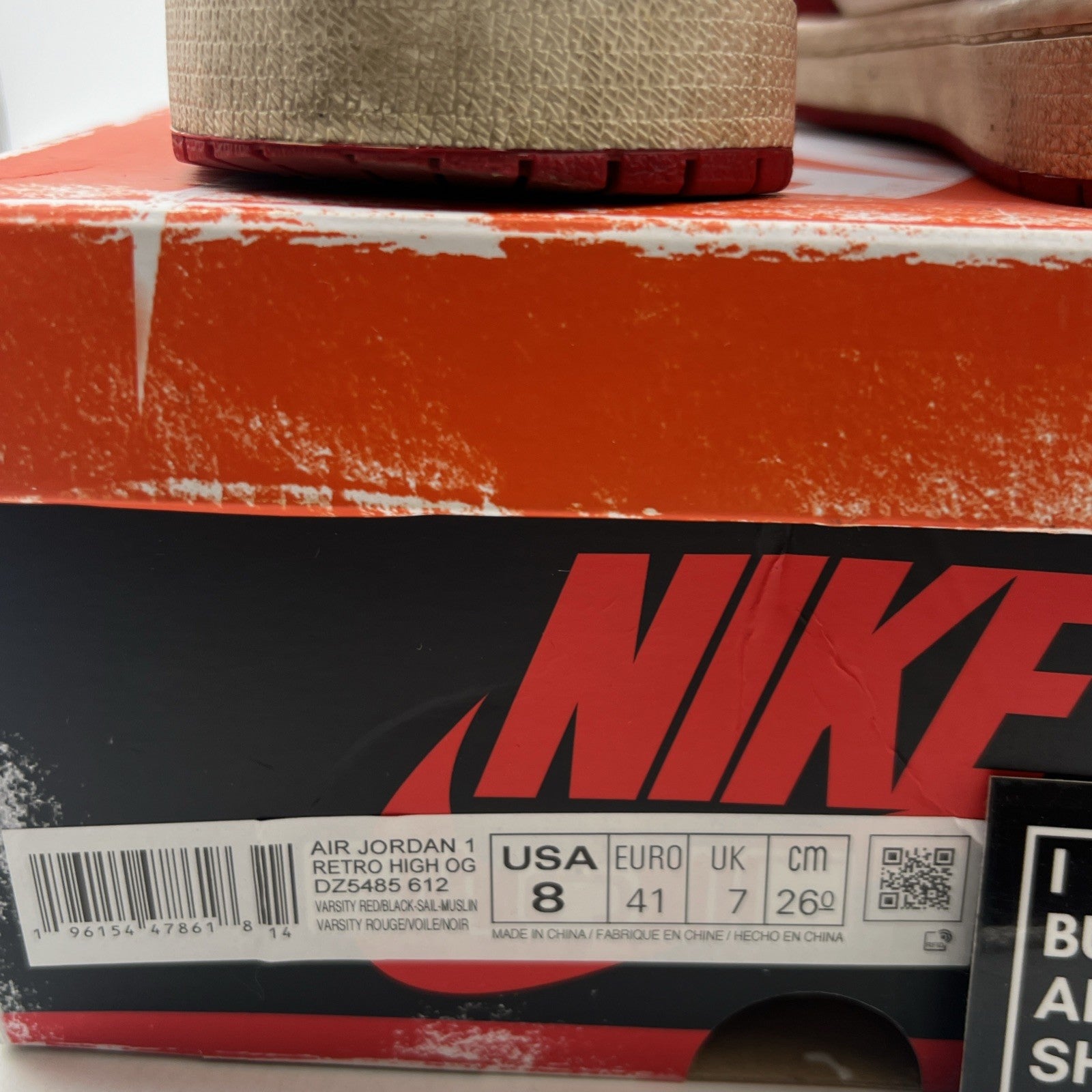 Size 8 - Air Jordan 1 Retro High OG Chicago Reimagined Lost & Found (DZ5485-612)