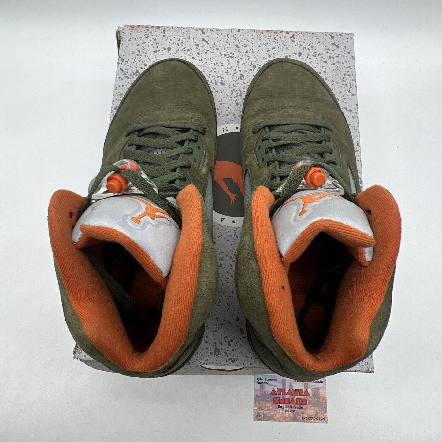 Size 11 - Air Jordan 5 Retro 2024 Olive Orange Icey (DD0587-308)