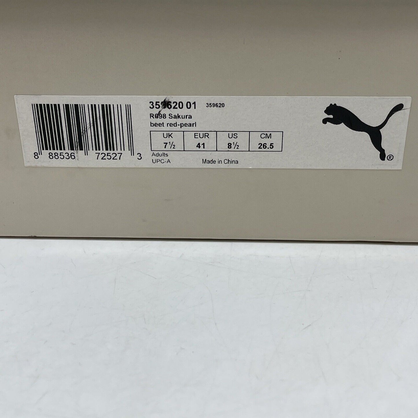 Size 8.5 - PUMA Ronnie Fieg x R698 Sakura pink Brown Suede (359620-01)