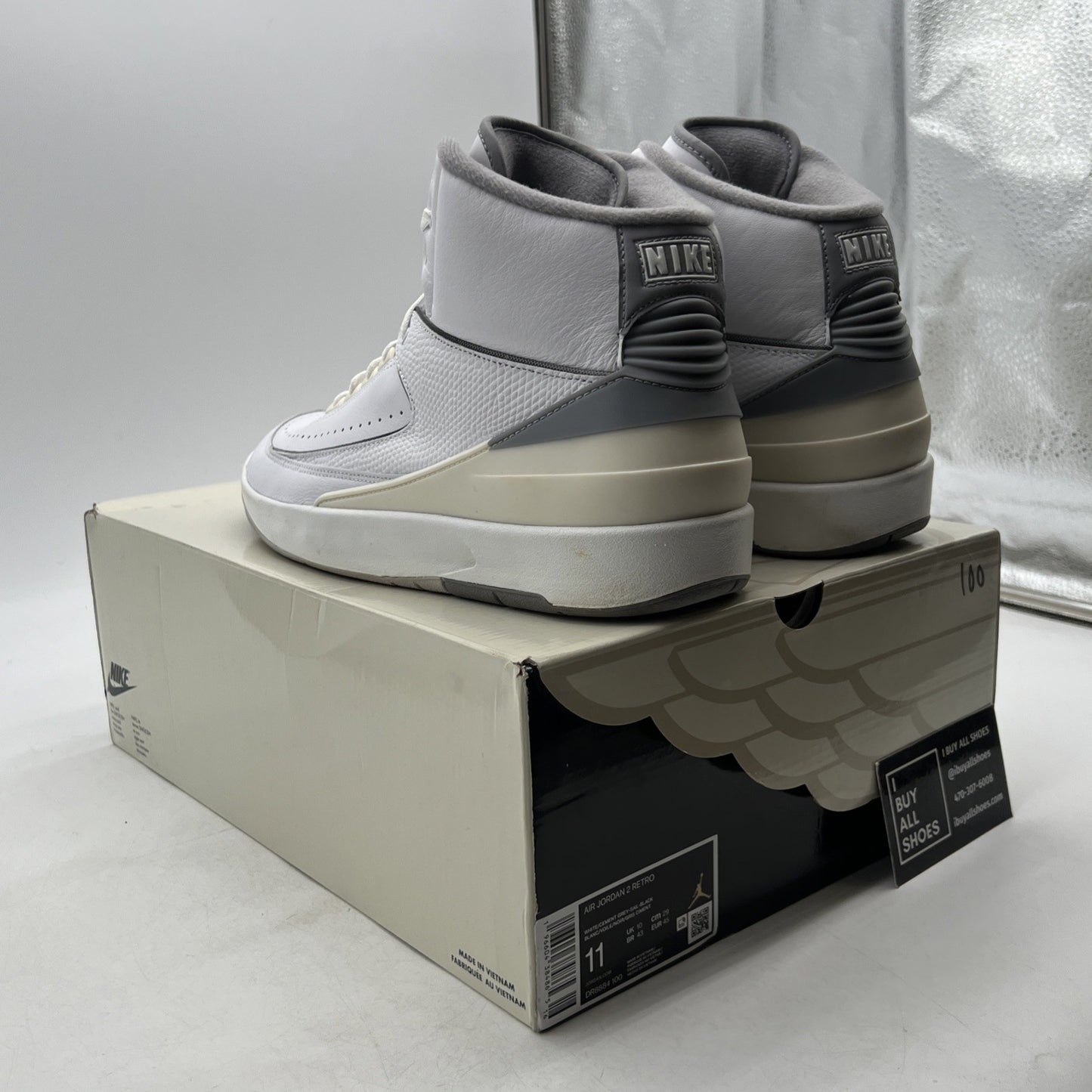 Size 11 - Air Jordan 2 Retro White Cement (DR8884-100)