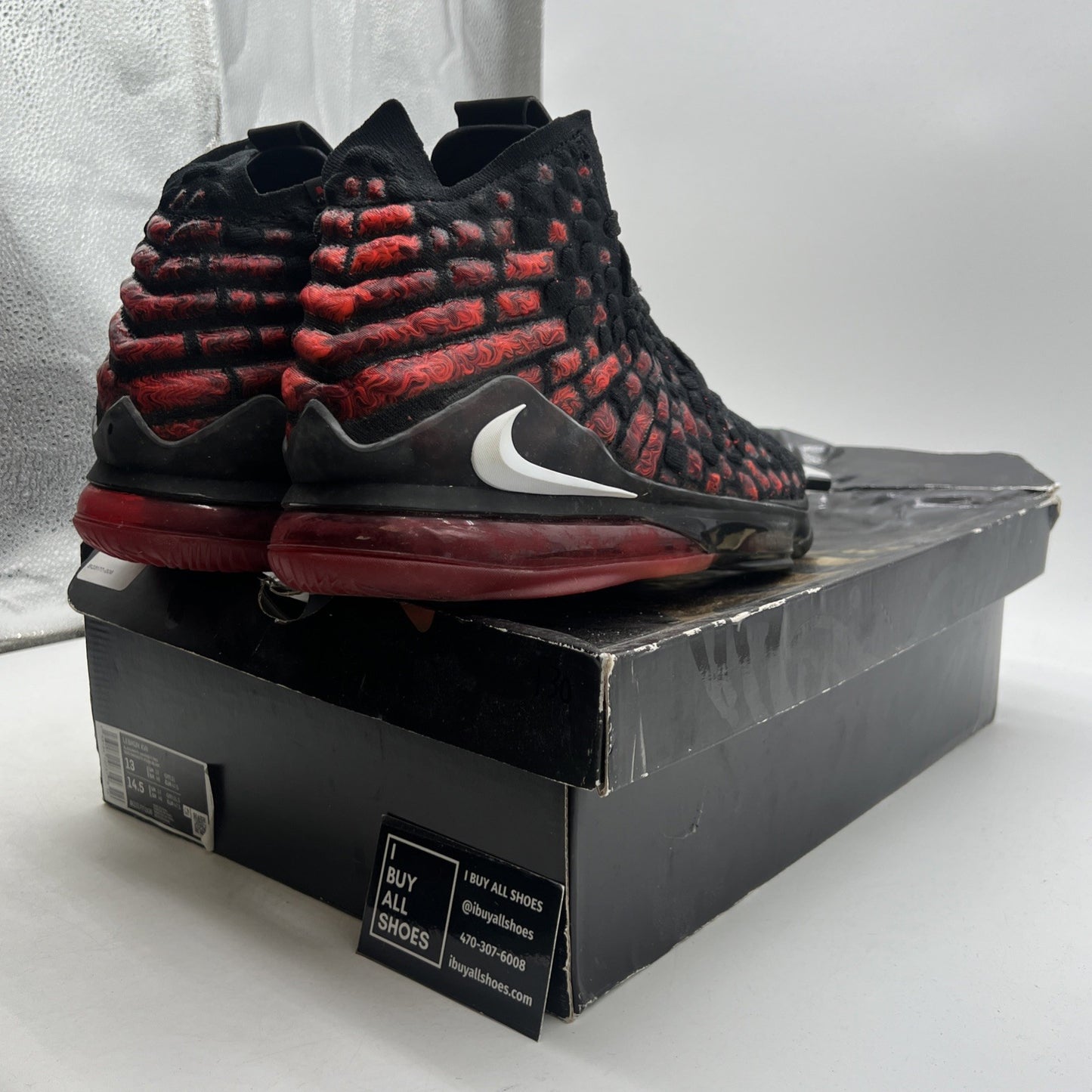 Size 13 - Nike LeBron 17 Infrared VI (BQ3177-006)