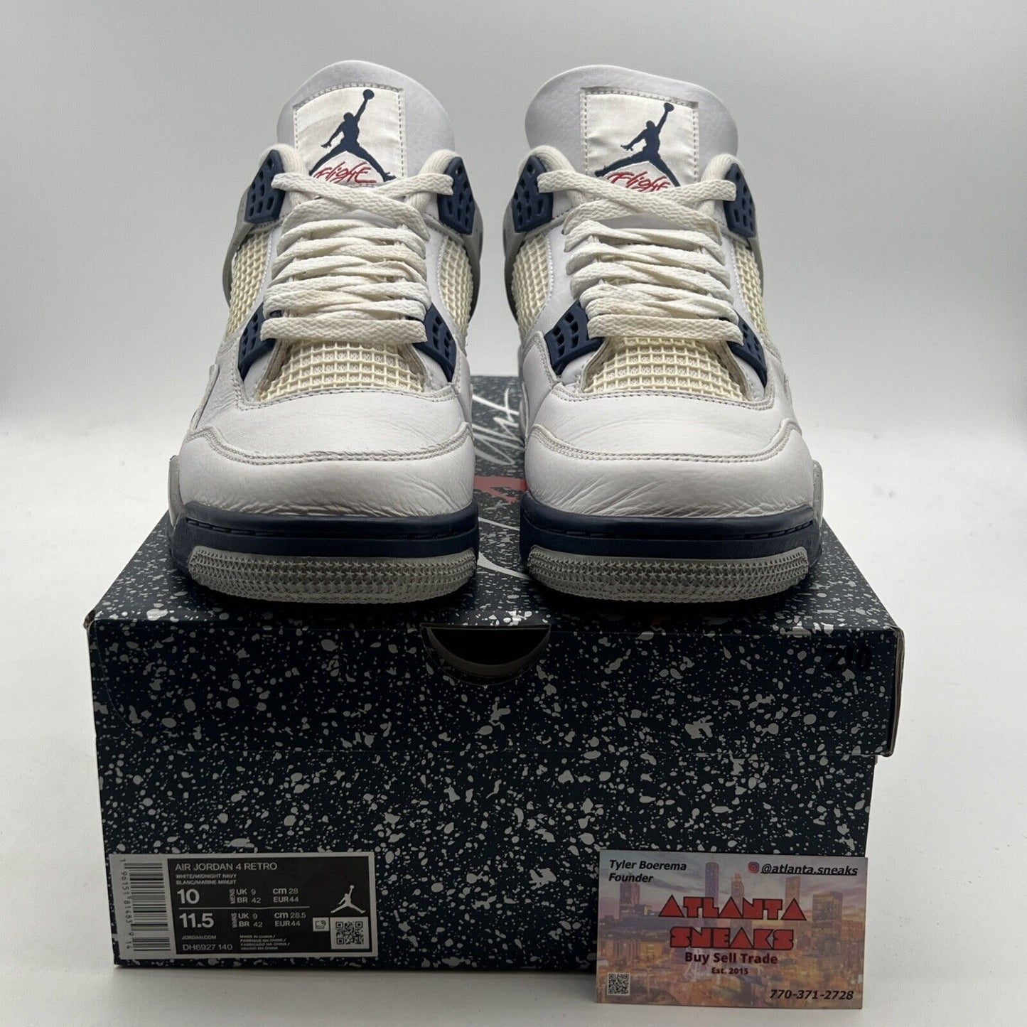 Size 10 - Air Jordan 4 Retro Mid Midnight Navy (DH6927-140)