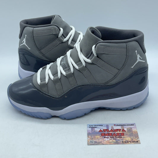 Size 8.5 - Jordan 11 Retro High Cool Grey White Leather (CT8012-005)