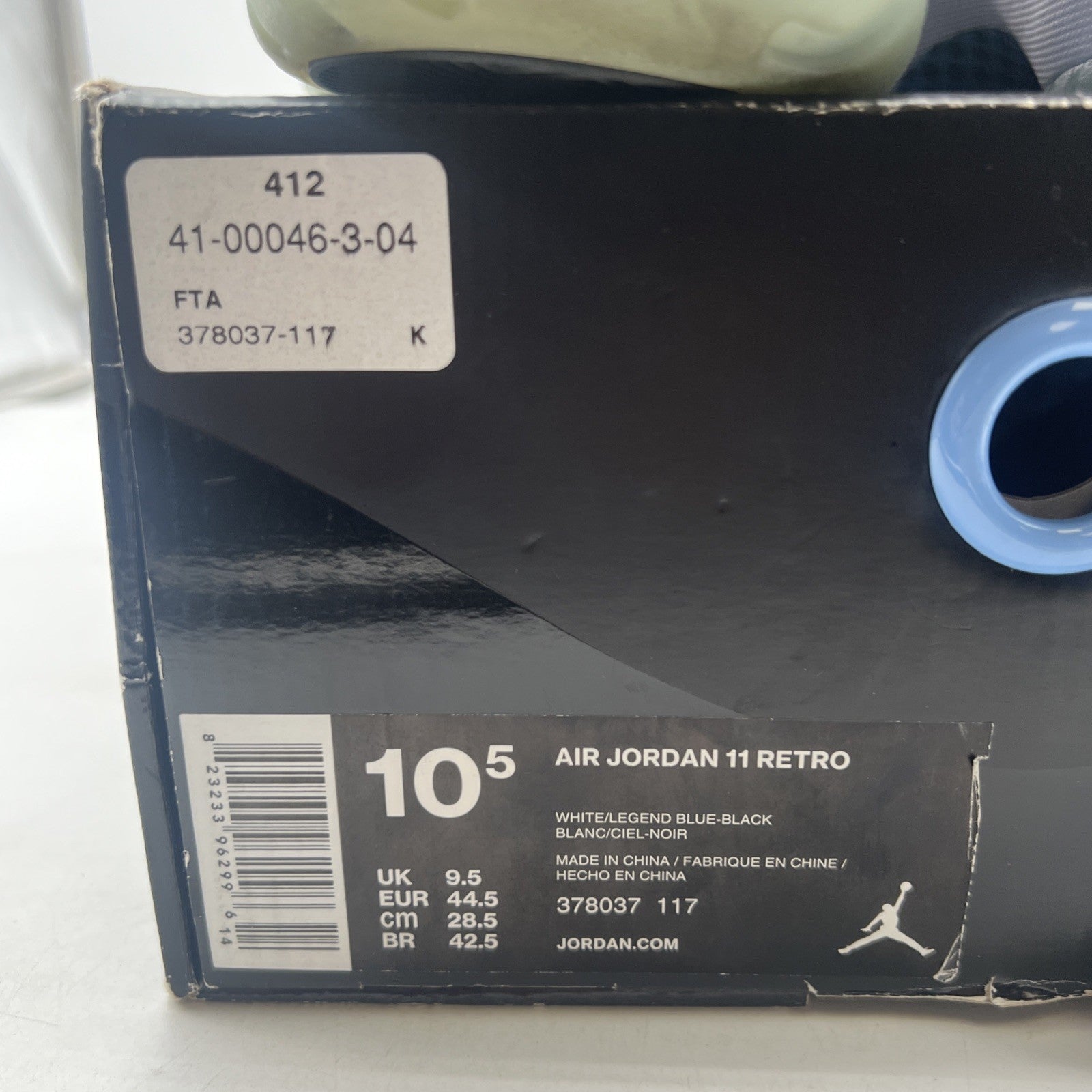Size 10.5 - Air Jordan 11 Retro High Legend Blue (378037-117)
