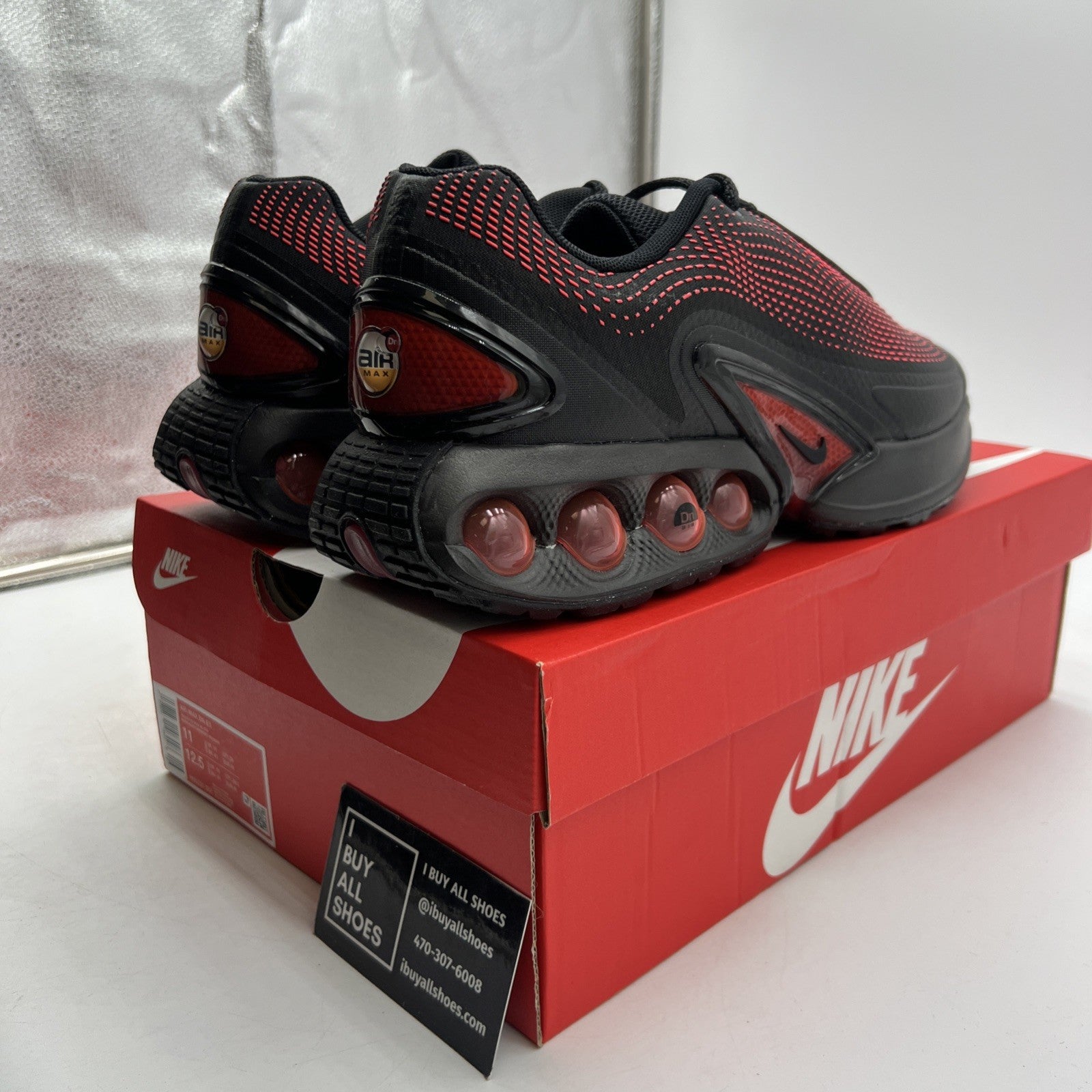 Size 11 - Nike Air Max DN Essential Black Bright Crimson (HV5235-002)