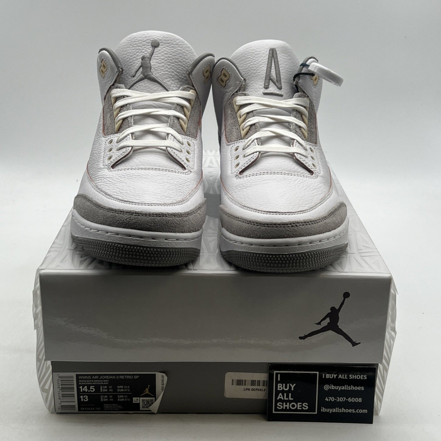 Size 14.5 - Jordan 3 Retro SP x A Ma Maniere Low Raised By Women W (DH3434-110)