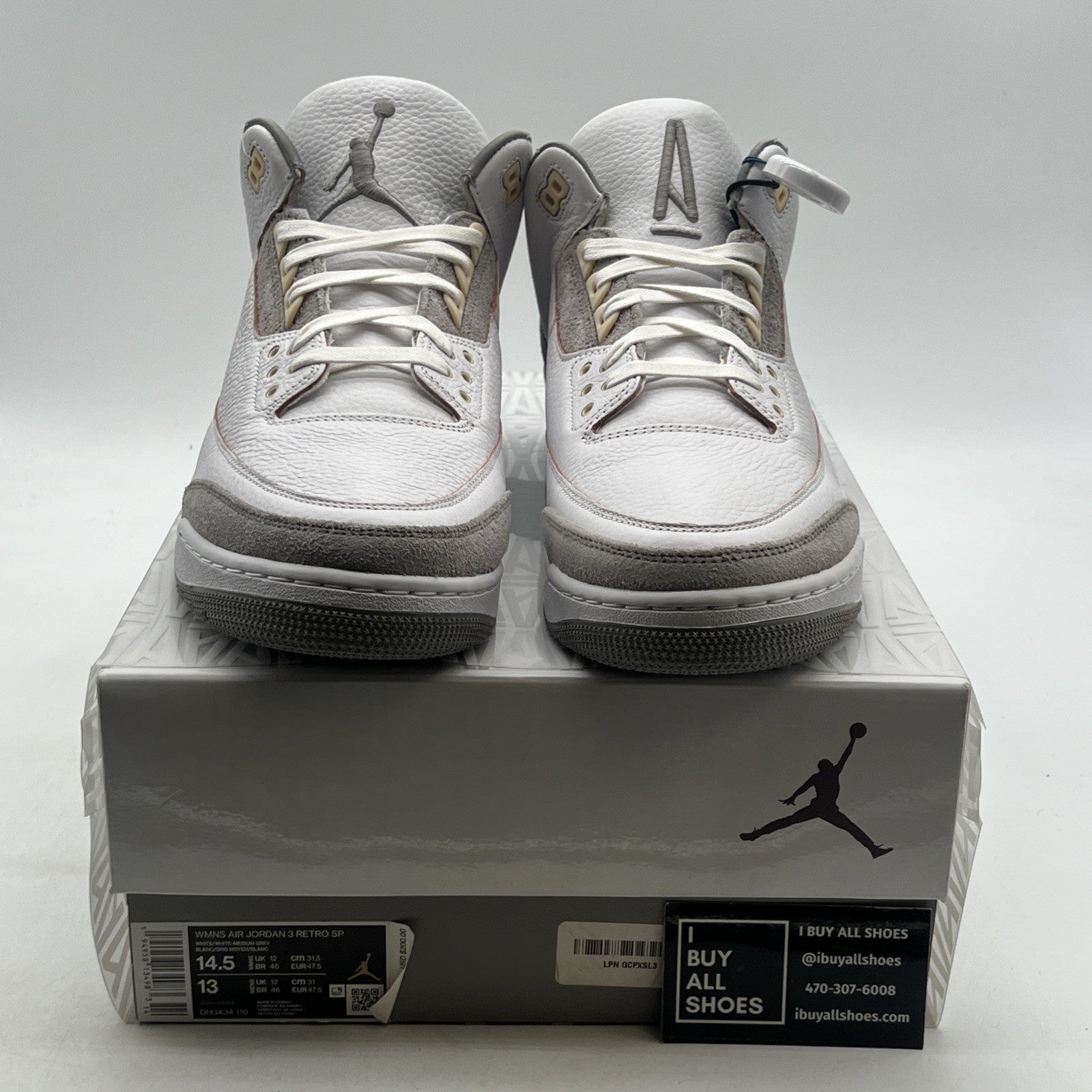 Size 14.5 - Jordan 3 Retro SP x A Ma Maniere Low Raised By Women W (DH3434-110)