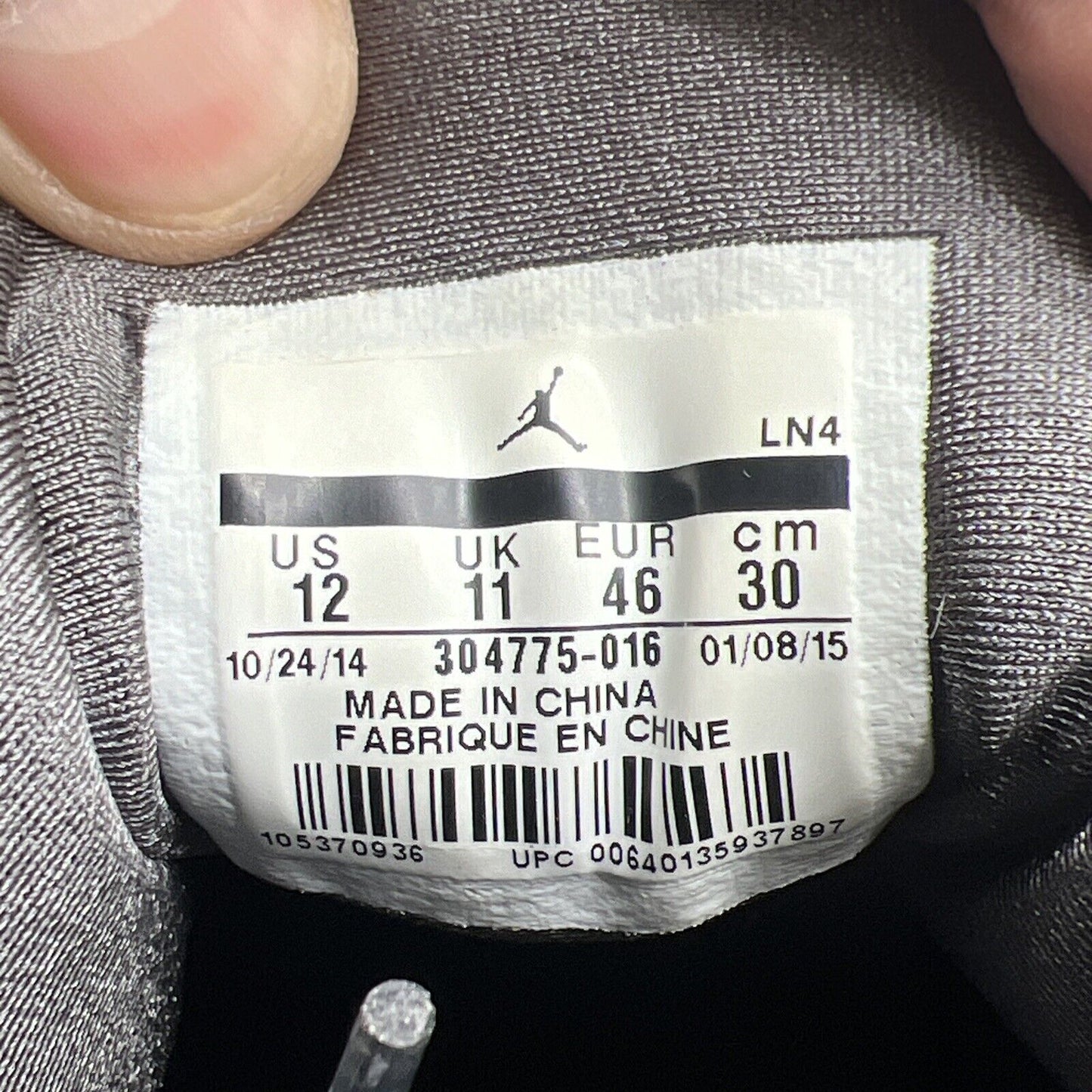 Size 12 - Air Jordan 7 Retro Barcelona Days Grey Suede Leather (304775-016)