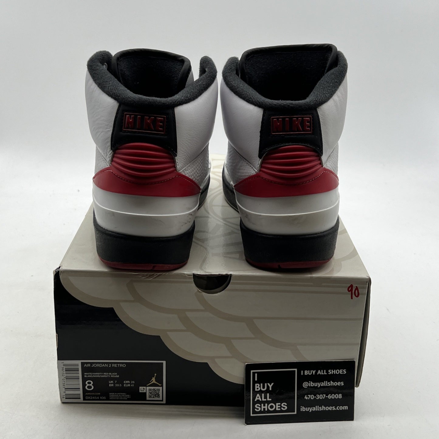 Size 8 - Air Jordan 2 Retro Mid Chicago (DX2454-106)