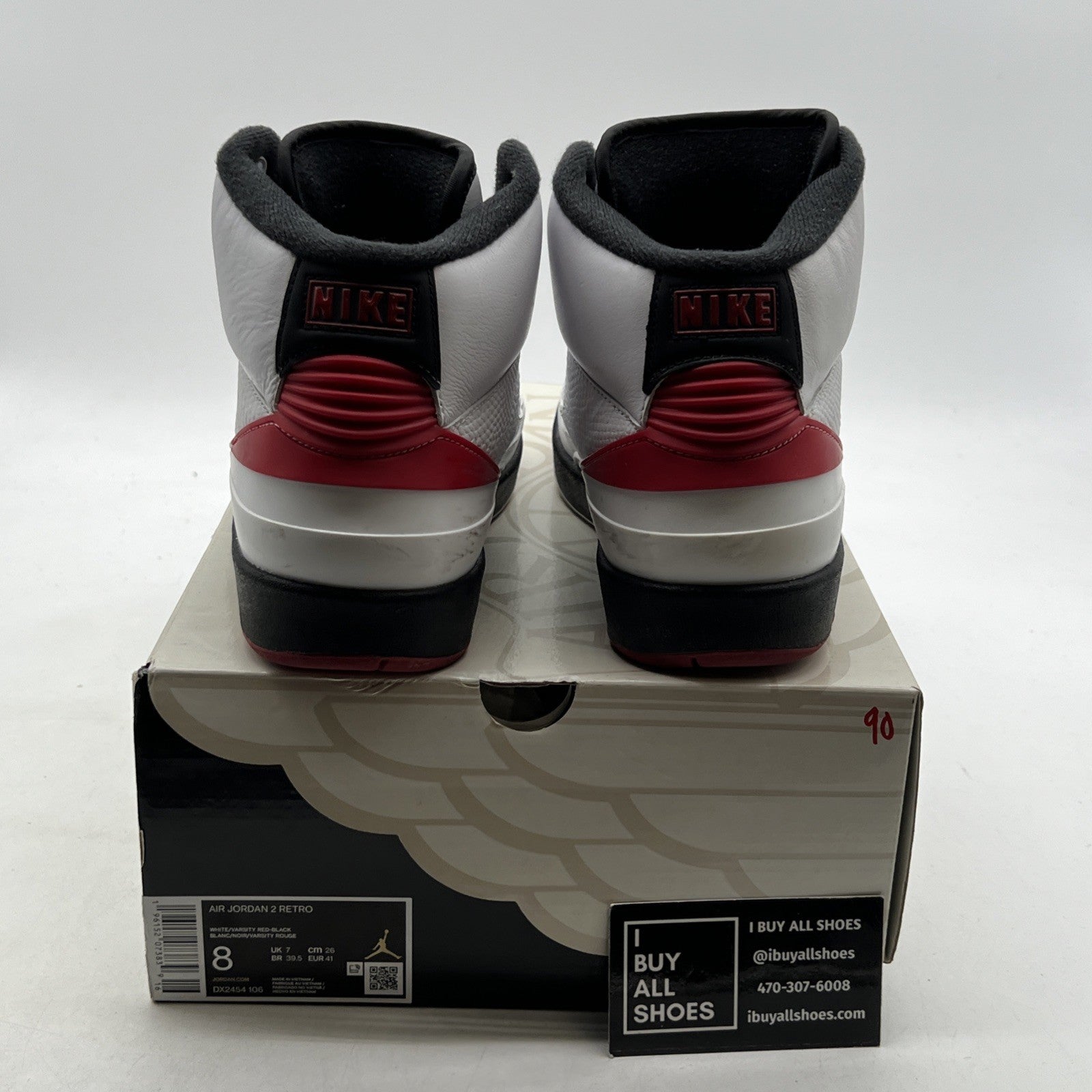 Size 8 - Air Jordan 2 Retro Mid Chicago (DX2454-106)