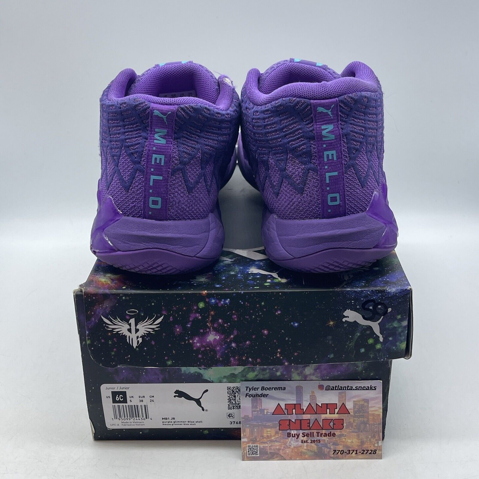 Size 6Y - PUMA MB.01 Queen City Blue Purple (376886-10)