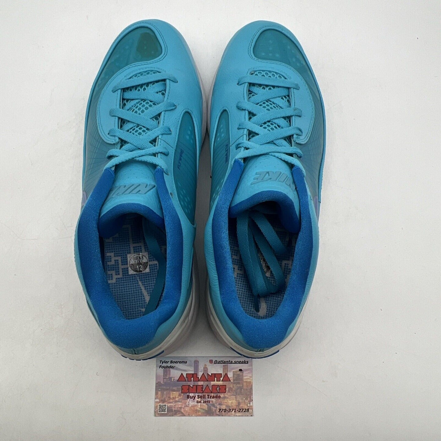 Size 12 - Nike Air Max 360 BB Low Focus Pack - Chlorine Blue