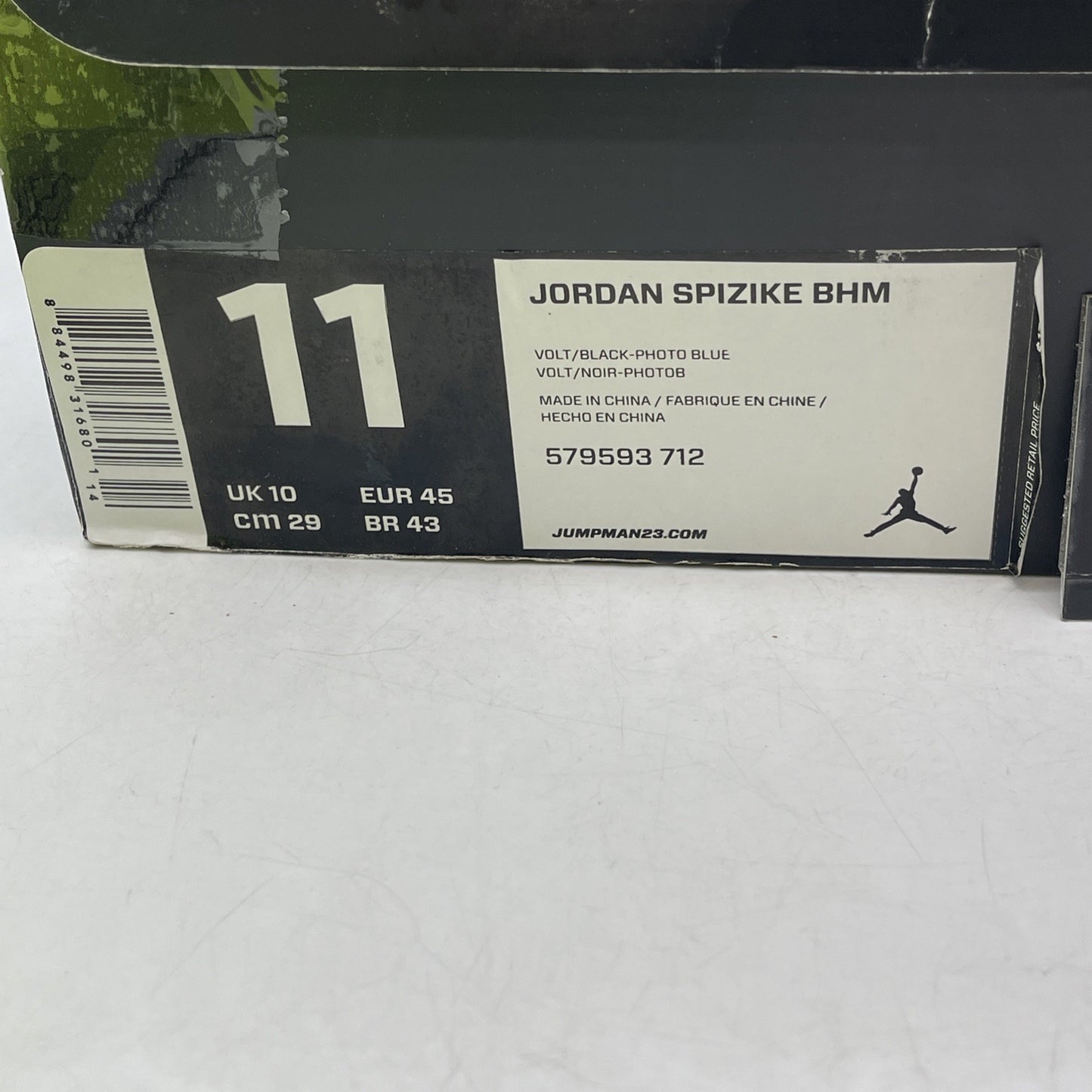 Size 11 - Air Jordan Spizike BHM (579593-712)
