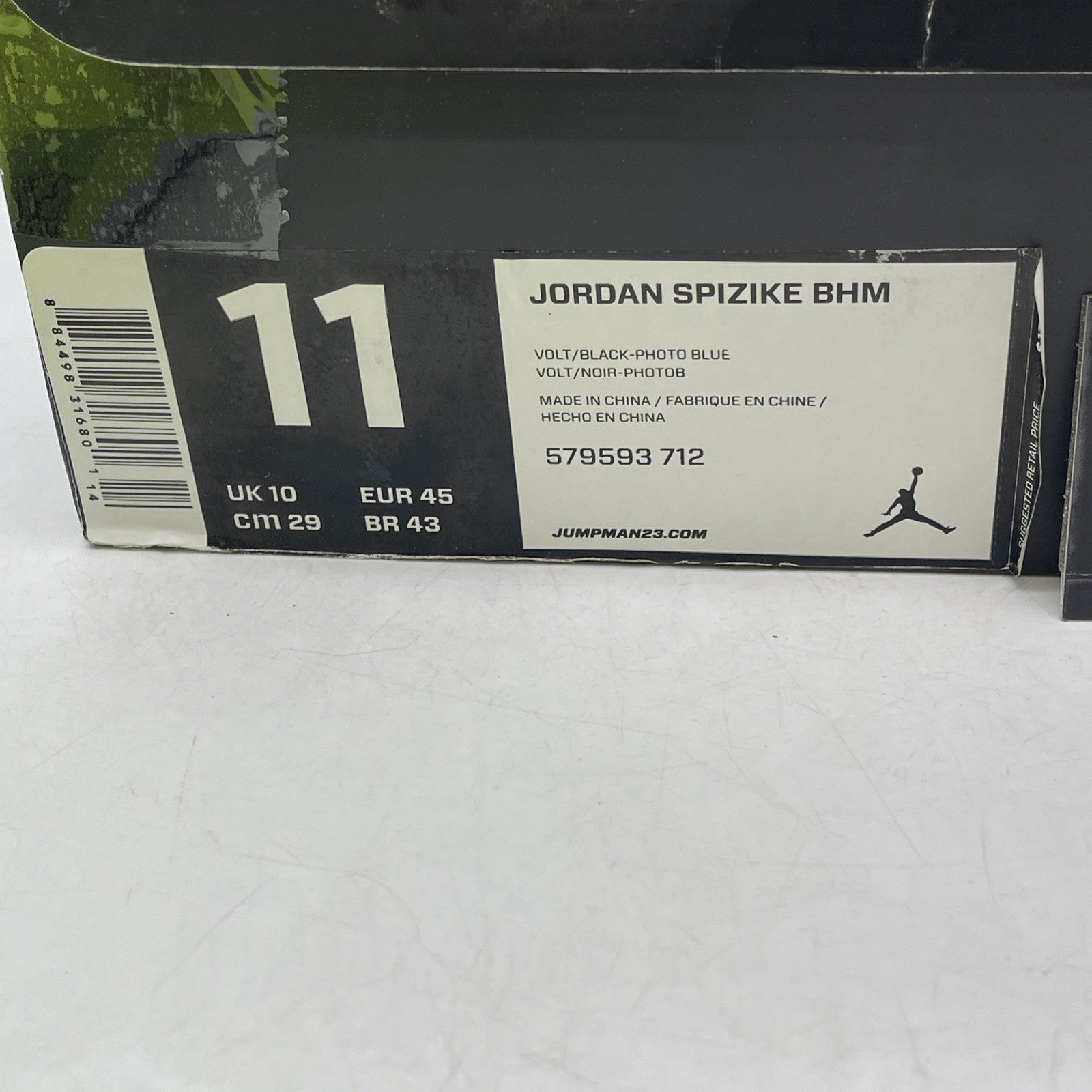 Size 11 - Air Jordan Spizike BHM (579593-712)