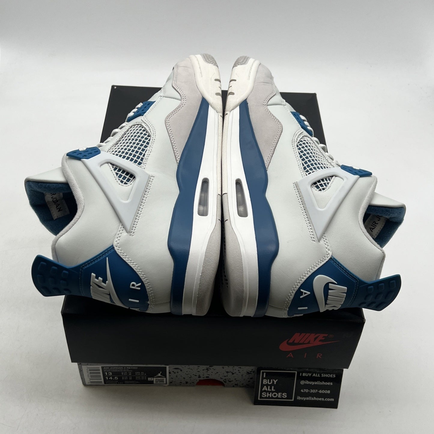 Size 13 - Air Jordan 4 Retro 2024 Military Blue (FV5029-141)