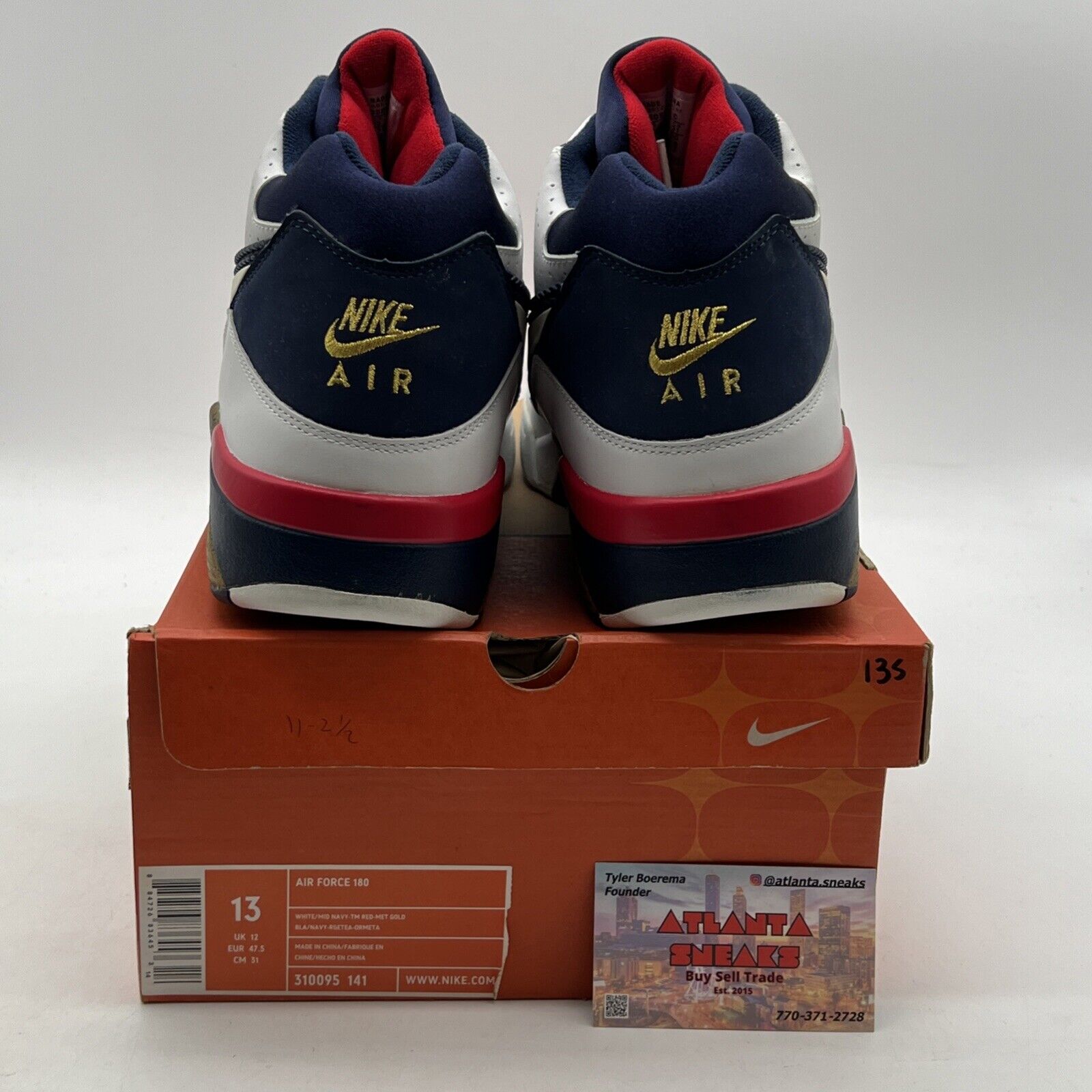 Size 13 - Nike Air Force 180 Olympic (310095-141)