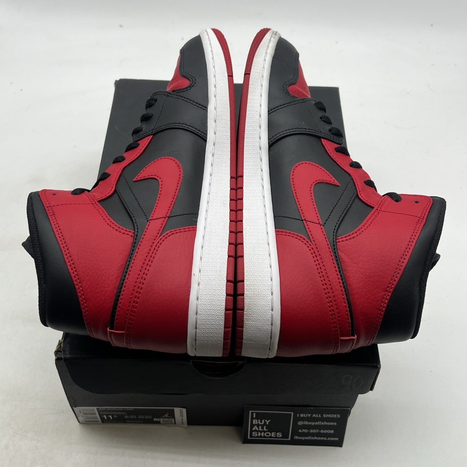 Size 11.5 - Air Jordan 1 Mid Banned 2020 (554724-074)