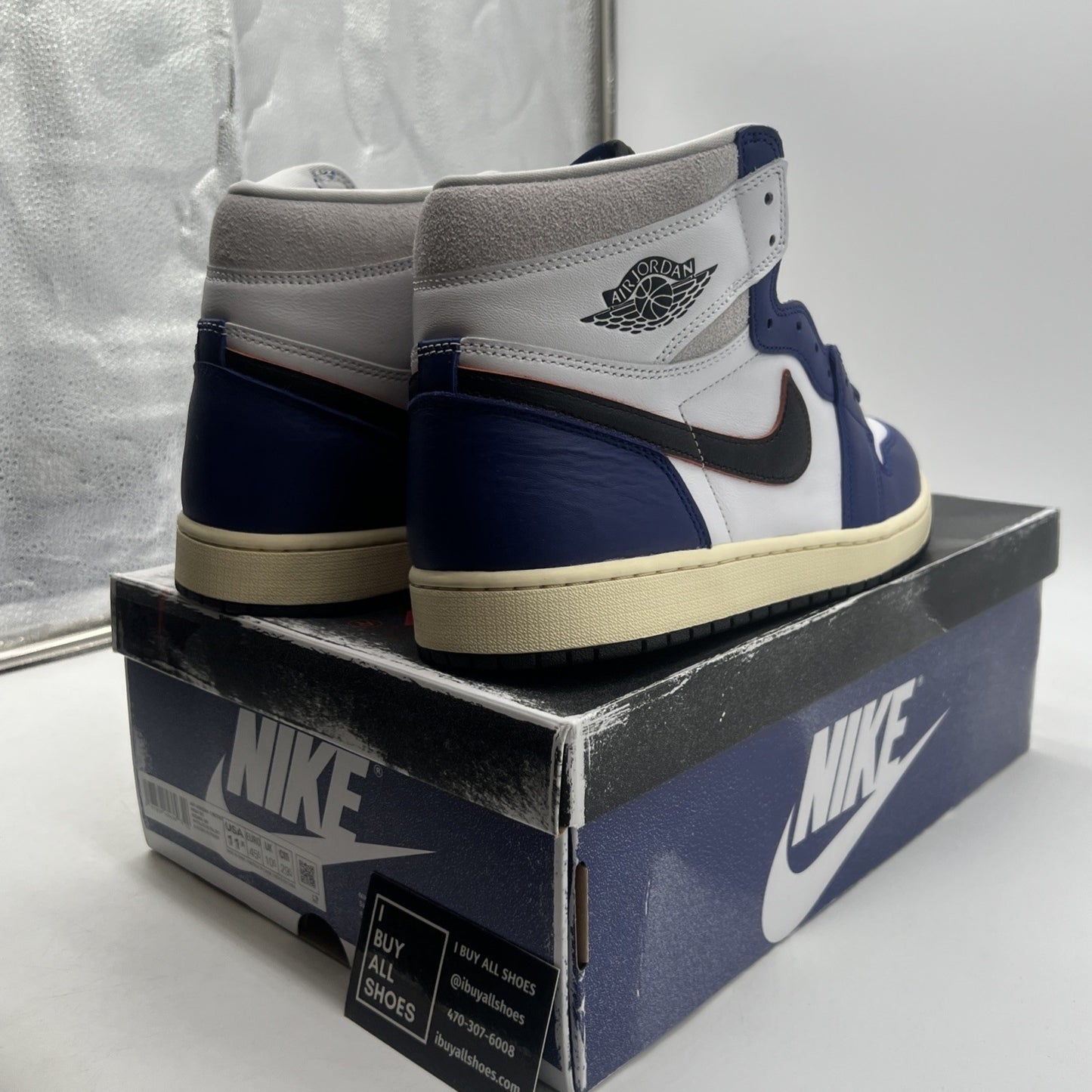 Size 11.5 - Air Jordan 1 Retro OG High Rare Air - Deep Royal Blue (DZ5485-100)