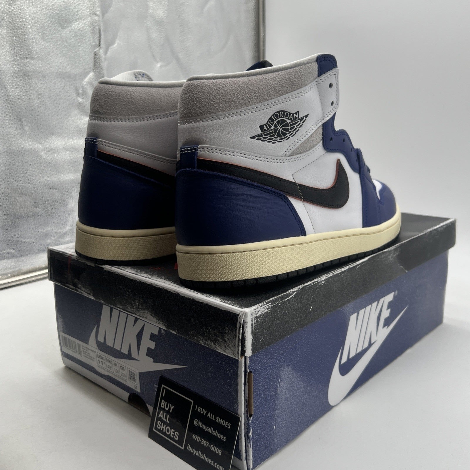 Size 11.5 - Air Jordan 1 Retro OG High Rare Air - Deep Royal Blue (DZ5485-100)
